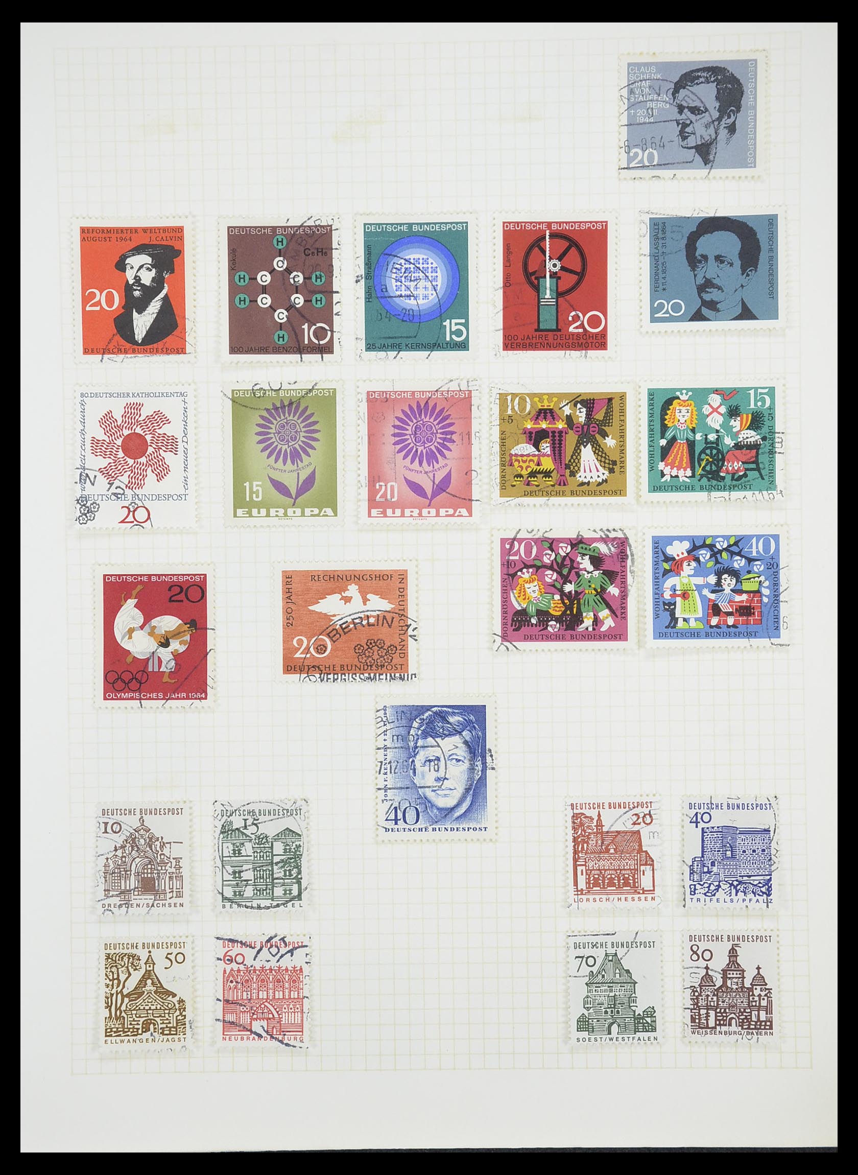 33451 072 - Postzegelverzameling 33451 Europese landen 1850-1990.