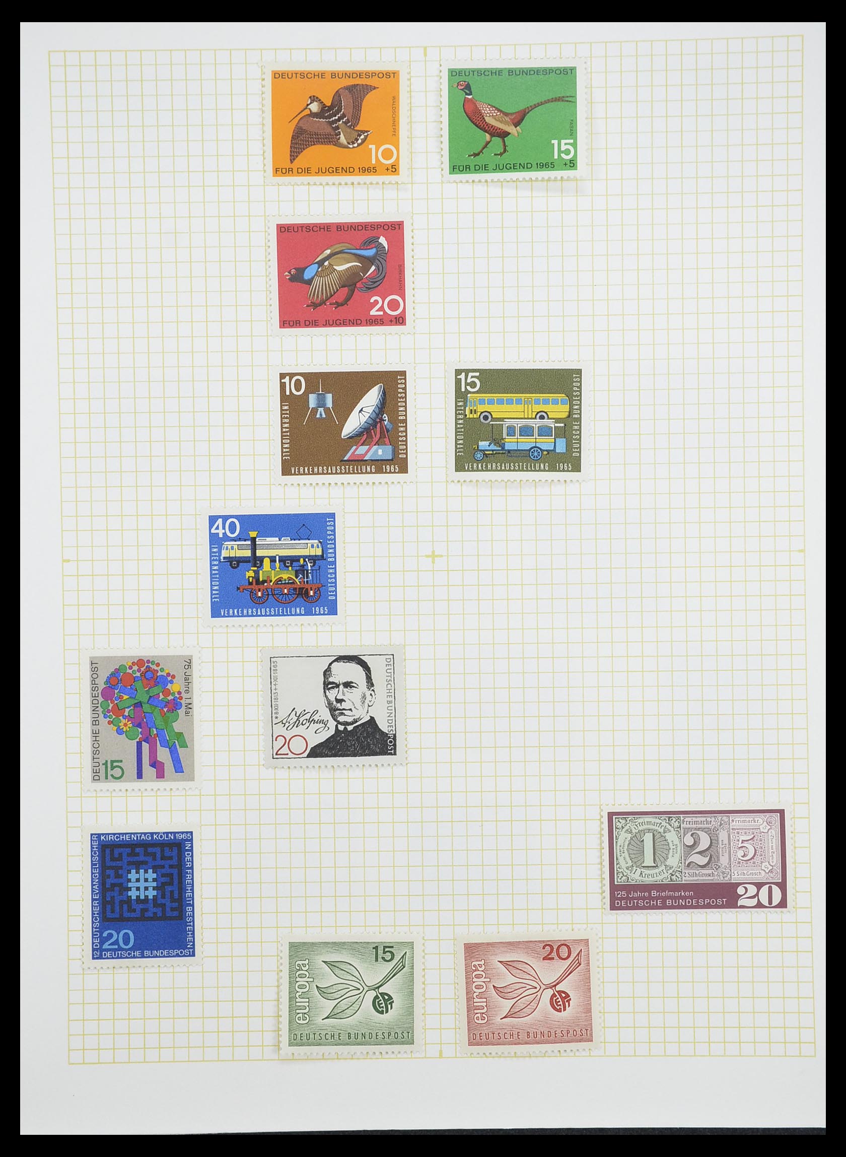 33451 073 - Postzegelverzameling 33451 Europese landen 1850-1990.