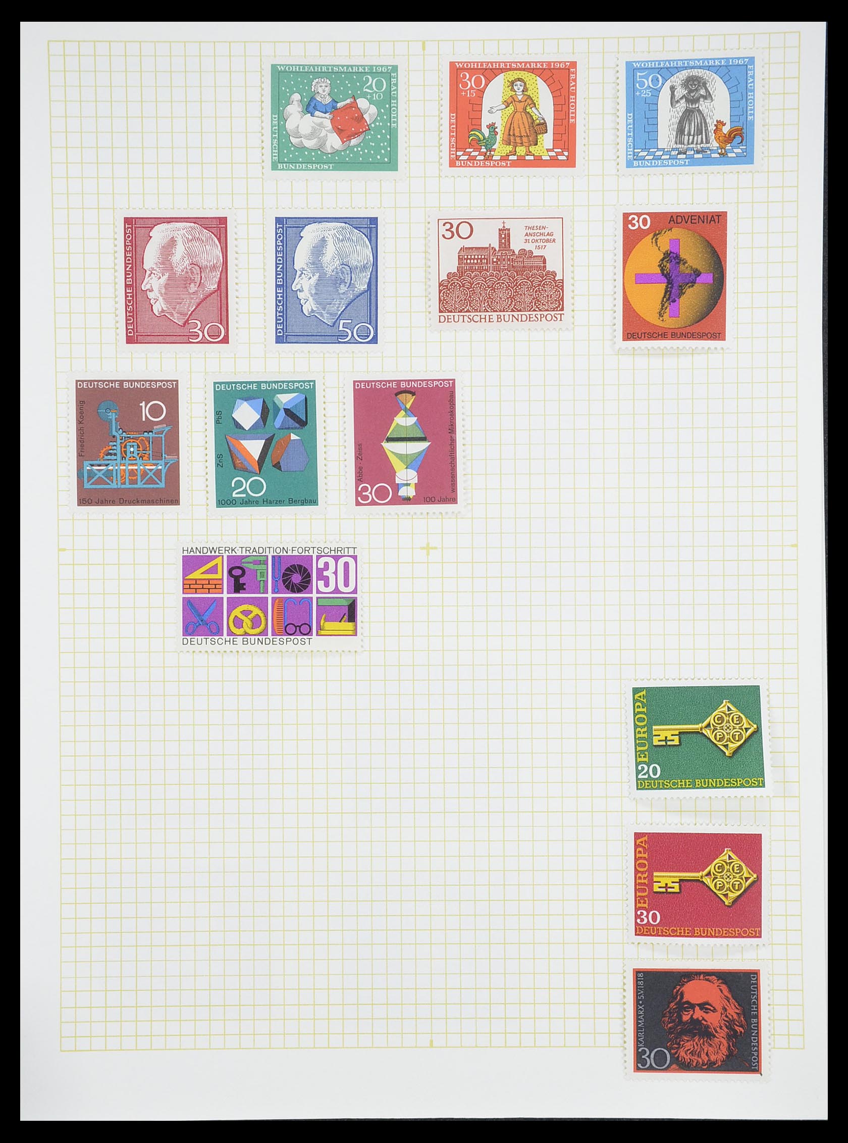 33451 080 - Postzegelverzameling 33451 Europese landen 1850-1990.