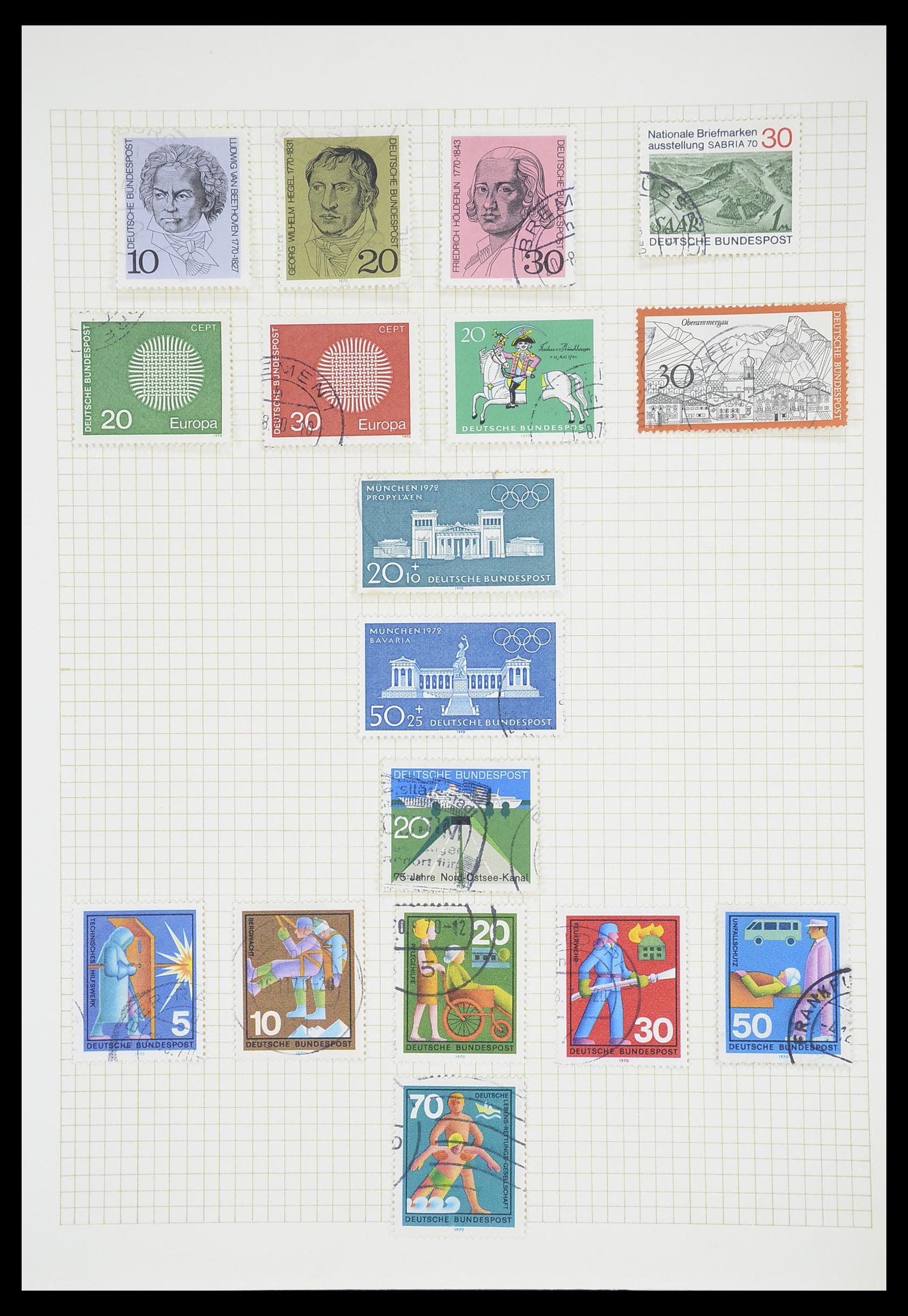 33451 087 - Postzegelverzameling 33451 Europese landen 1850-1990.