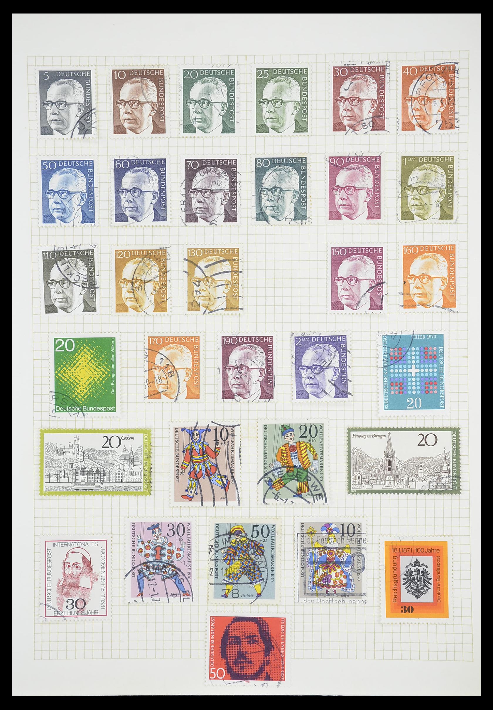 33451 089 - Postzegelverzameling 33451 Europese landen 1850-1990.