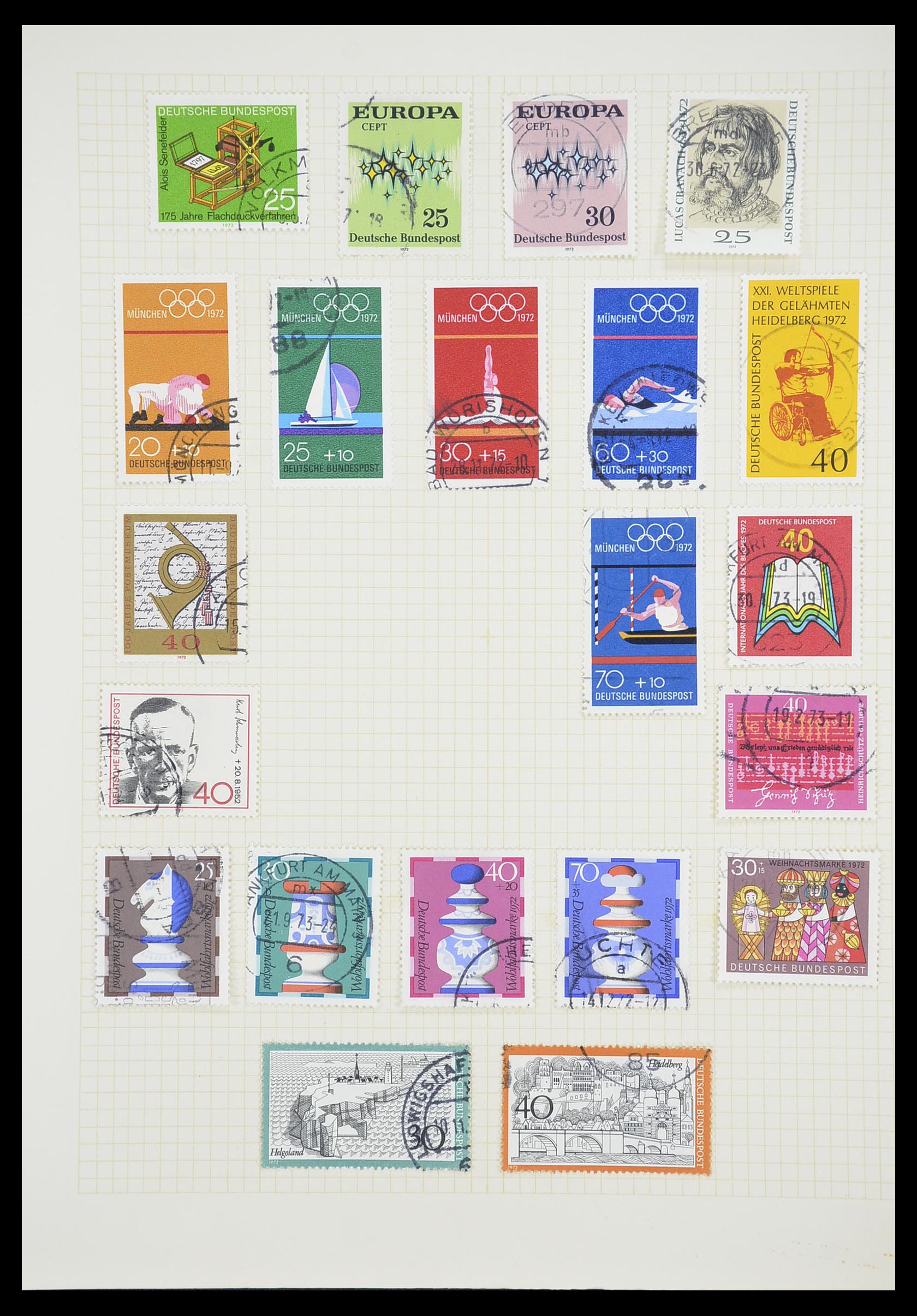33451 095 - Postzegelverzameling 33451 Europese landen 1850-1990.