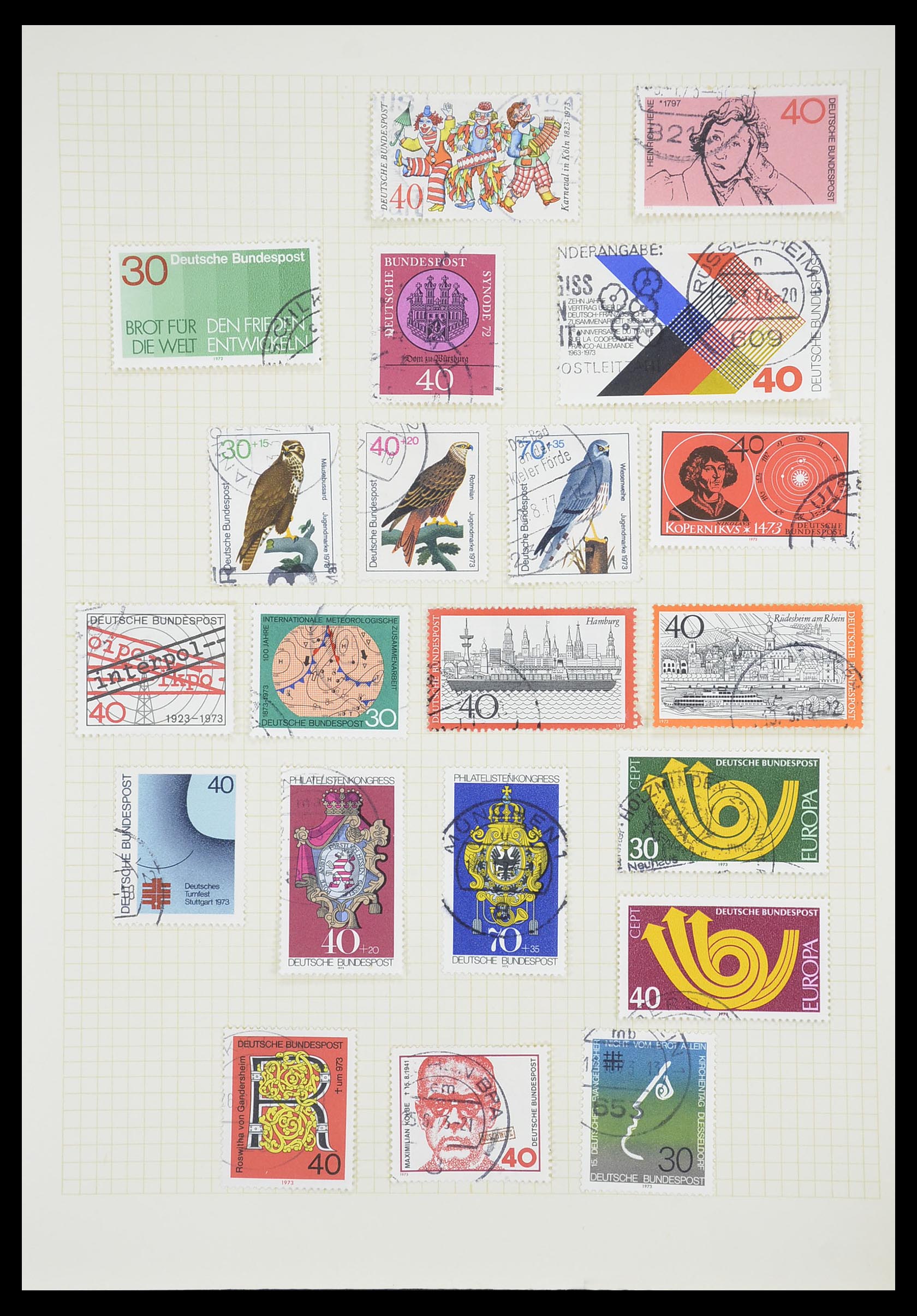 33451 097 - Postzegelverzameling 33451 Europese landen 1850-1990.