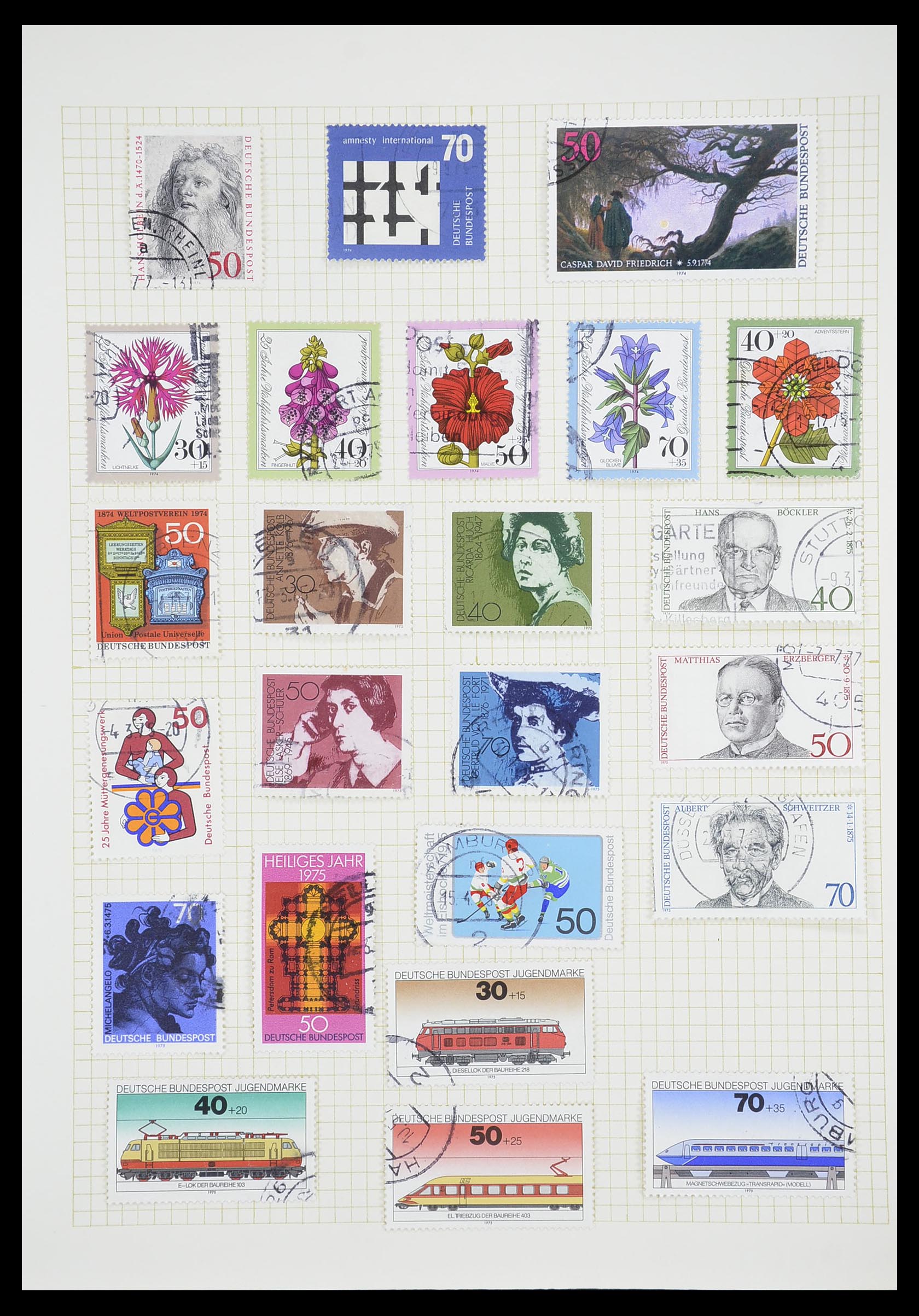 33451 101 - Postzegelverzameling 33451 Europese landen 1850-1990.