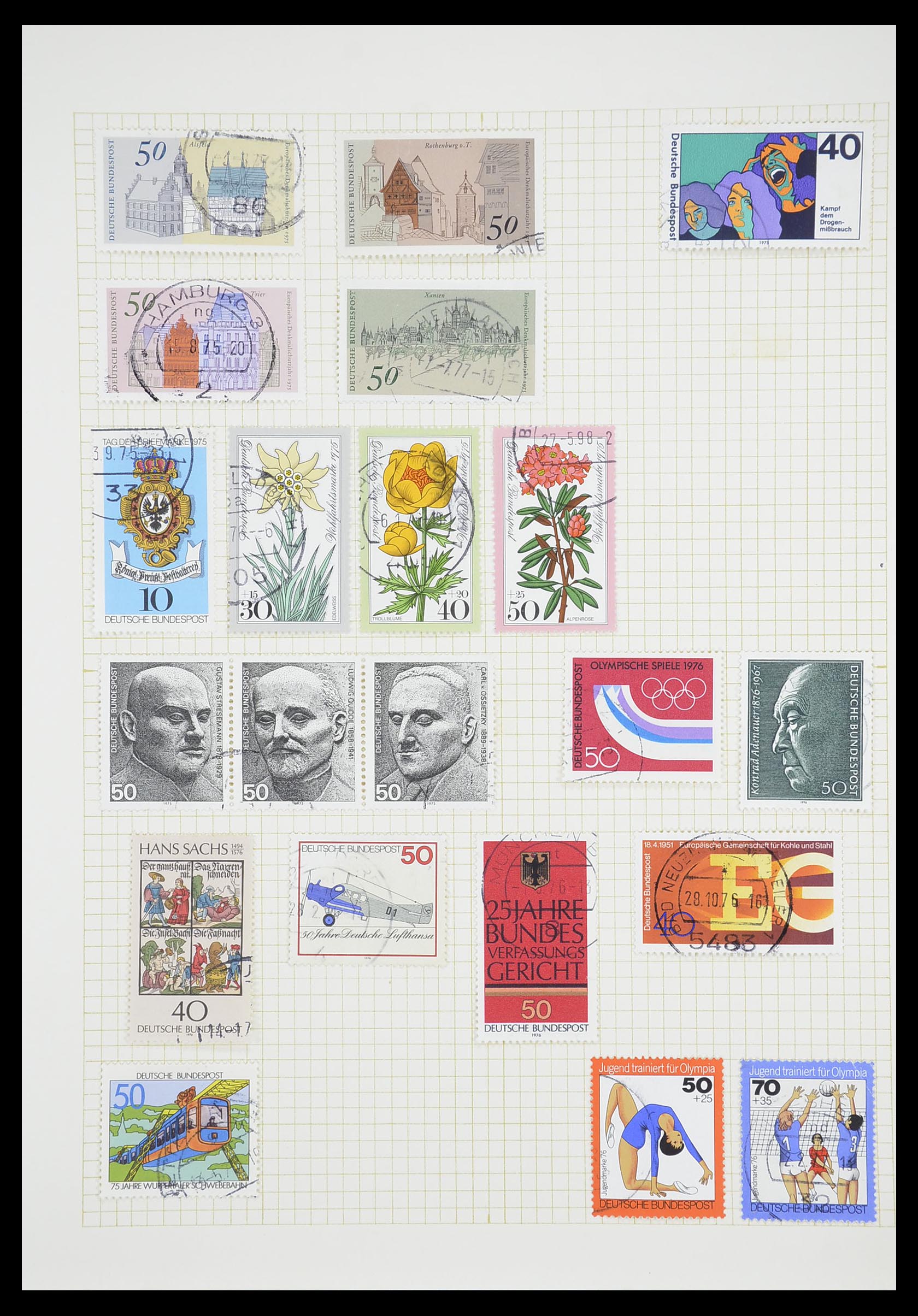 33451 104 - Postzegelverzameling 33451 Europese landen 1850-1990.