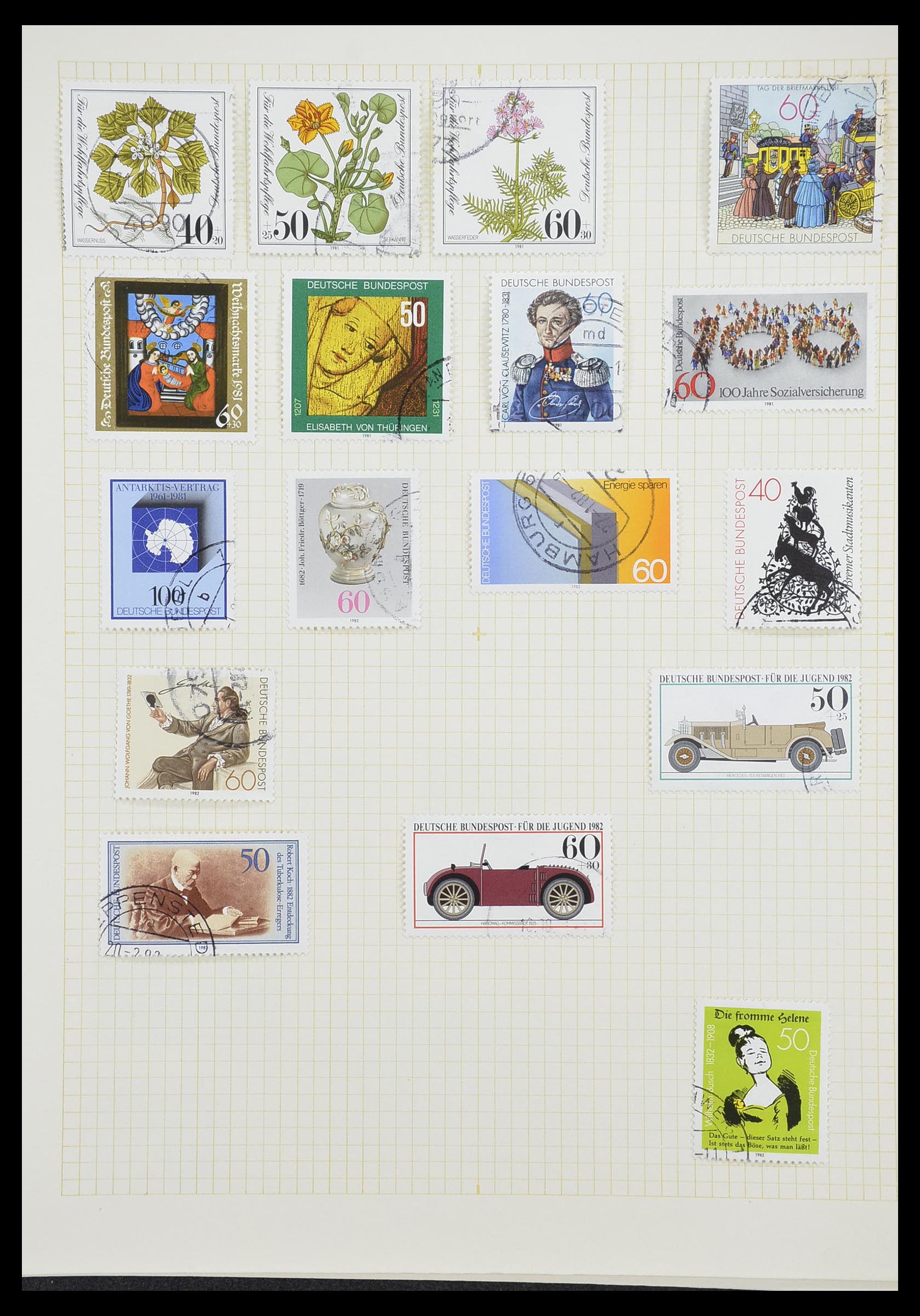 33451 124 - Postzegelverzameling 33451 Europese landen 1850-1990.