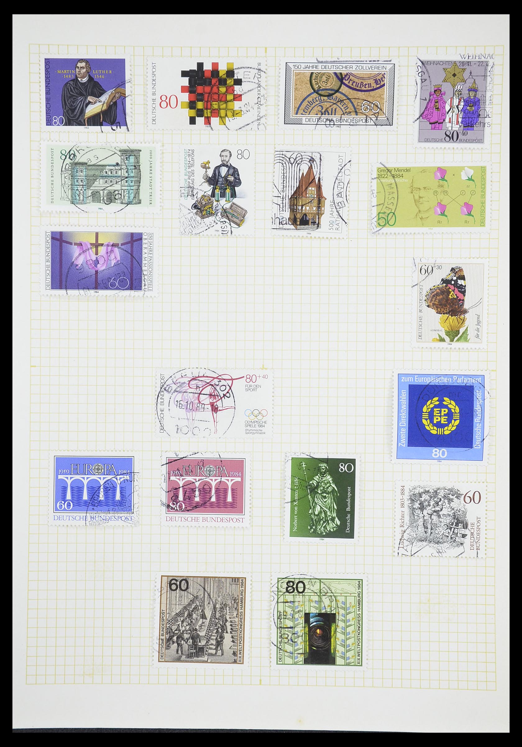 33451 127 - Postzegelverzameling 33451 Europese landen 1850-1990.