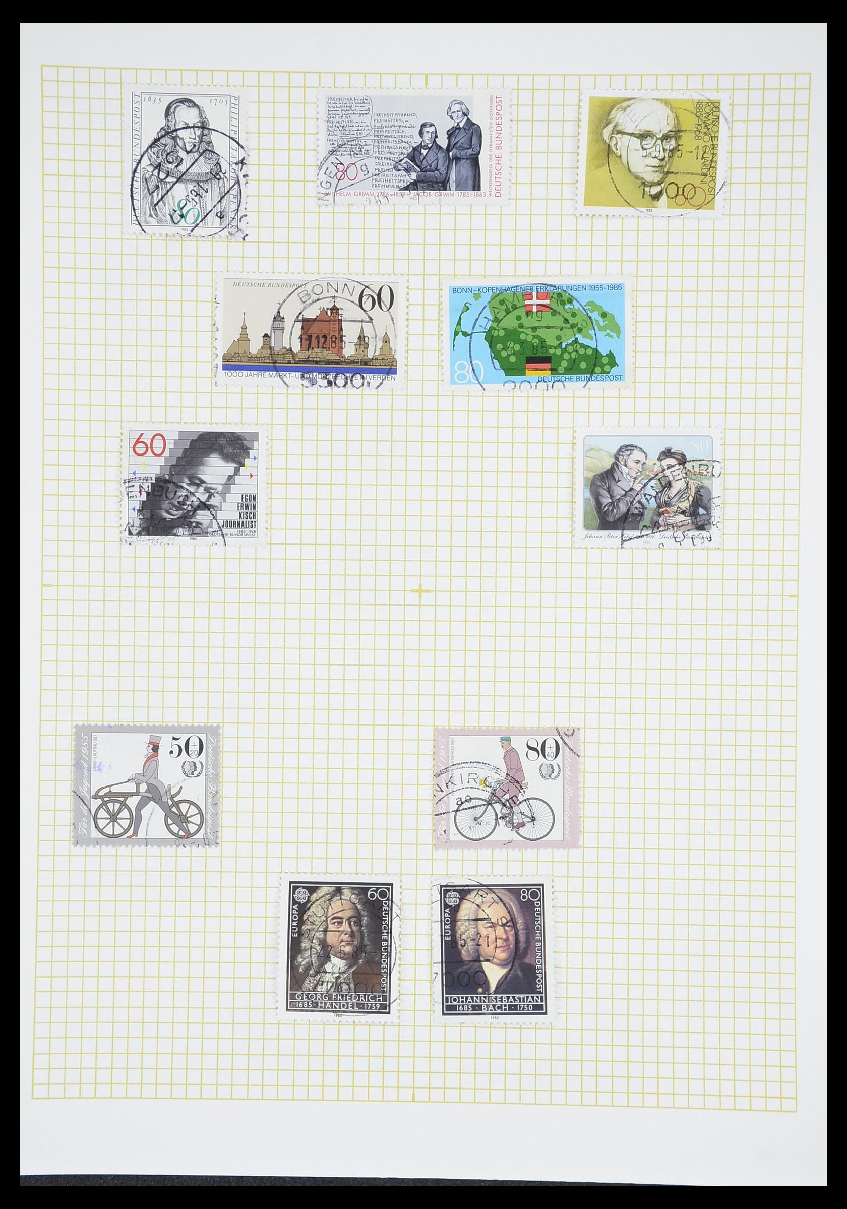 33451 129 - Postzegelverzameling 33451 Europese landen 1850-1990.