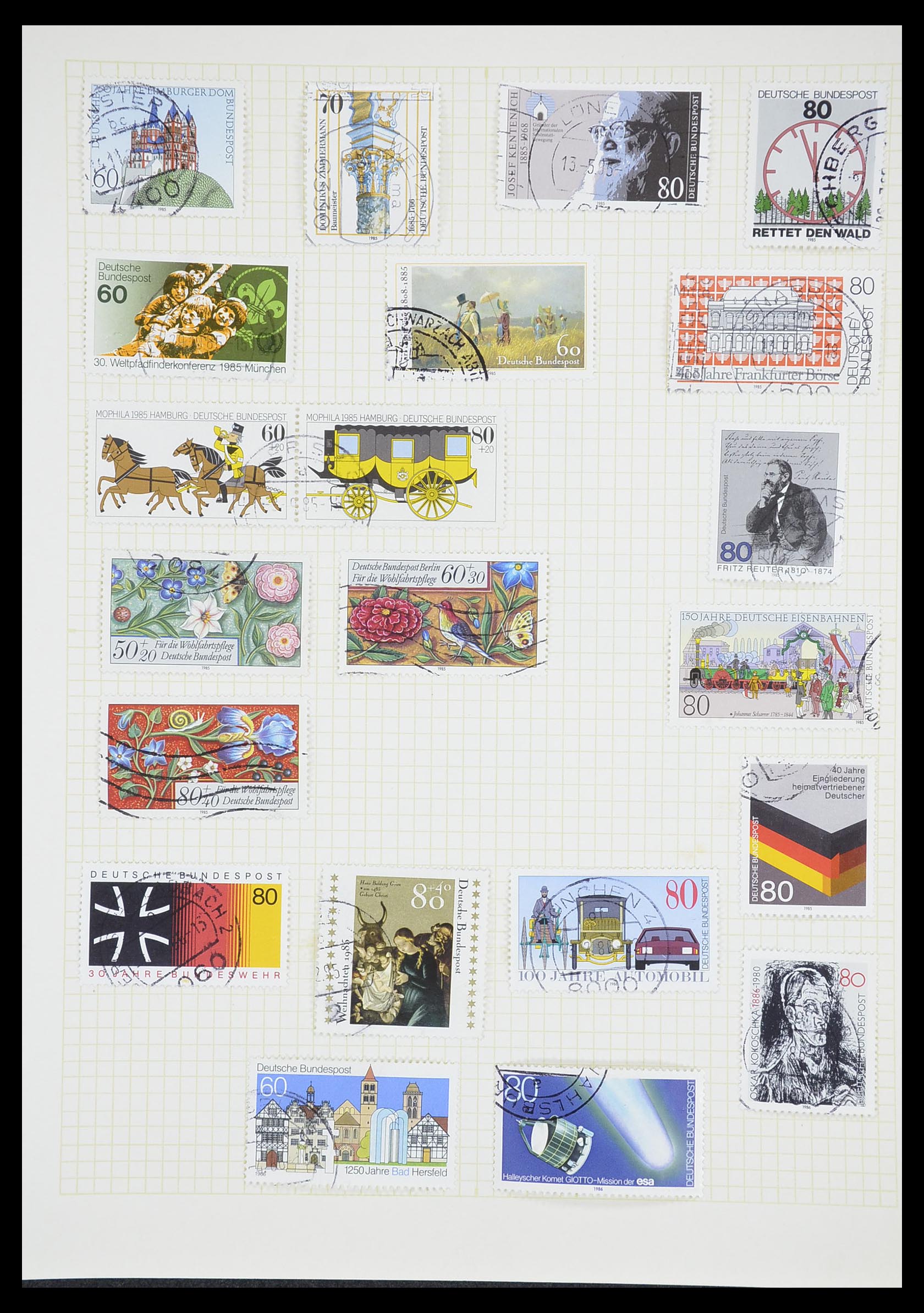 33451 130 - Postzegelverzameling 33451 Europese landen 1850-1990.
