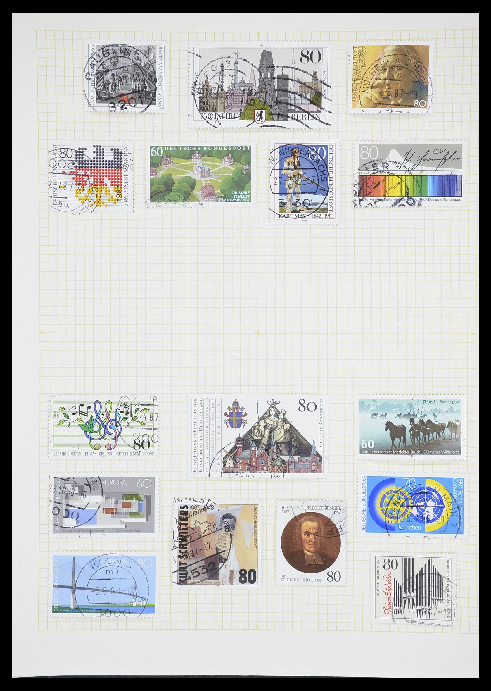 33451 134 - Postzegelverzameling 33451 Europese landen 1850-1990.