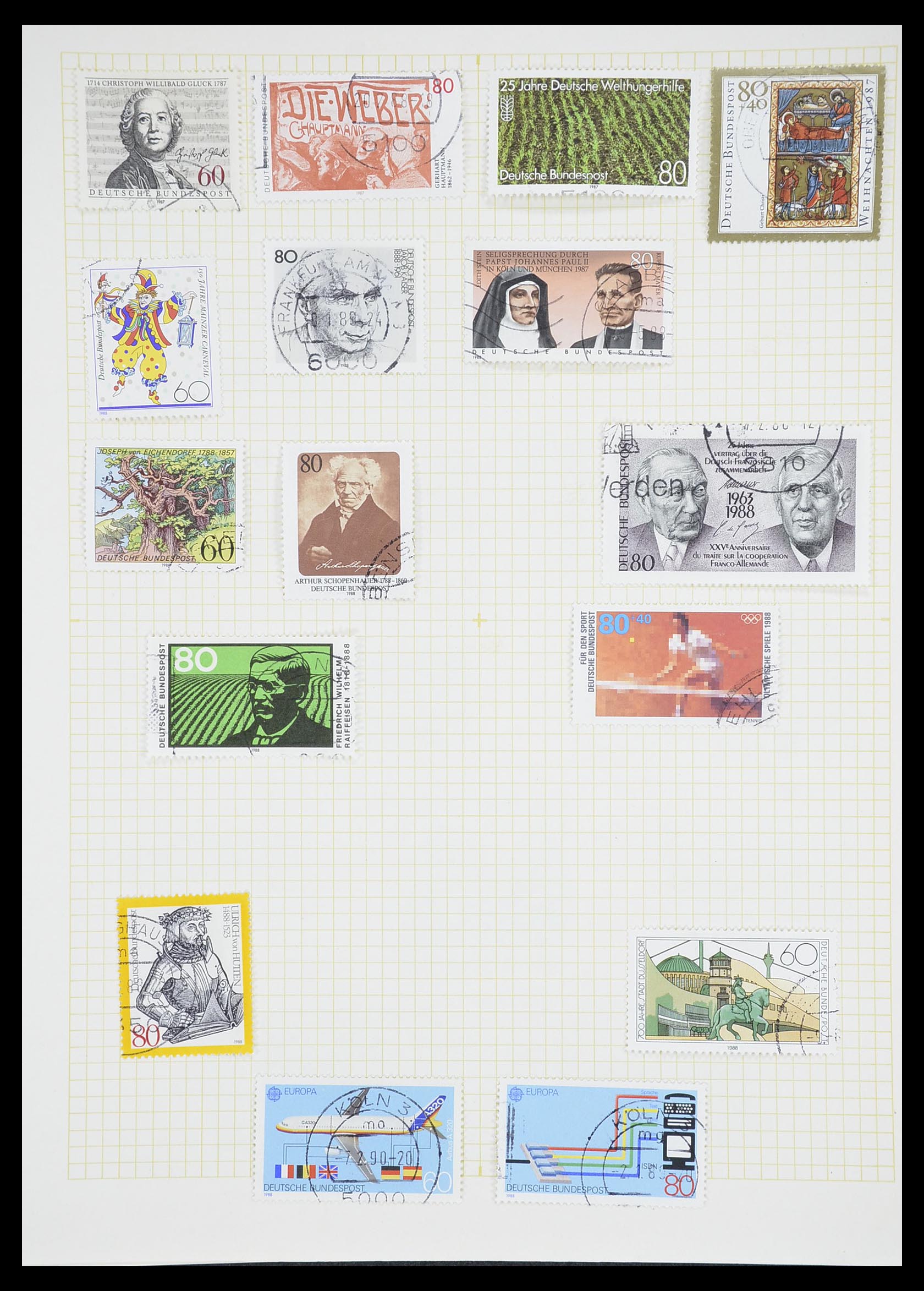 33451 138 - Postzegelverzameling 33451 Europese landen 1850-1990.