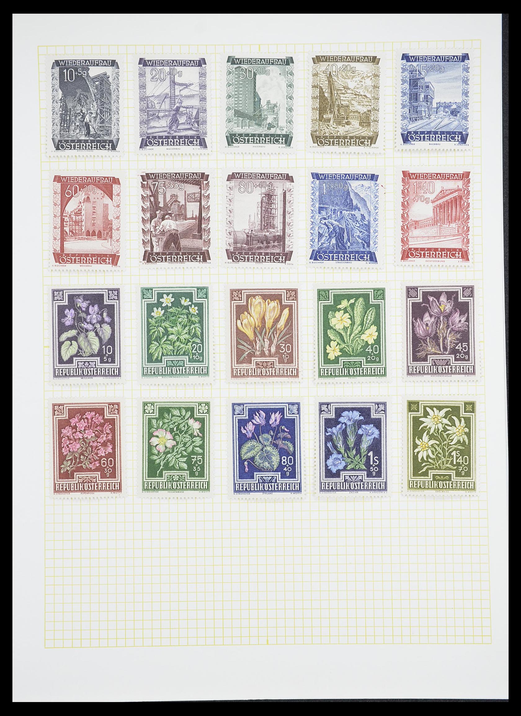 33451 435 - Postzegelverzameling 33451 Europese landen 1850-1990.