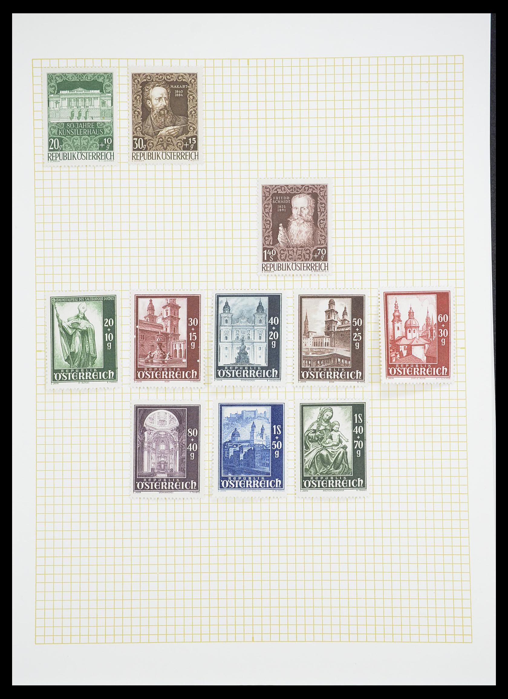 33451 437 - Postzegelverzameling 33451 Europese landen 1850-1990.