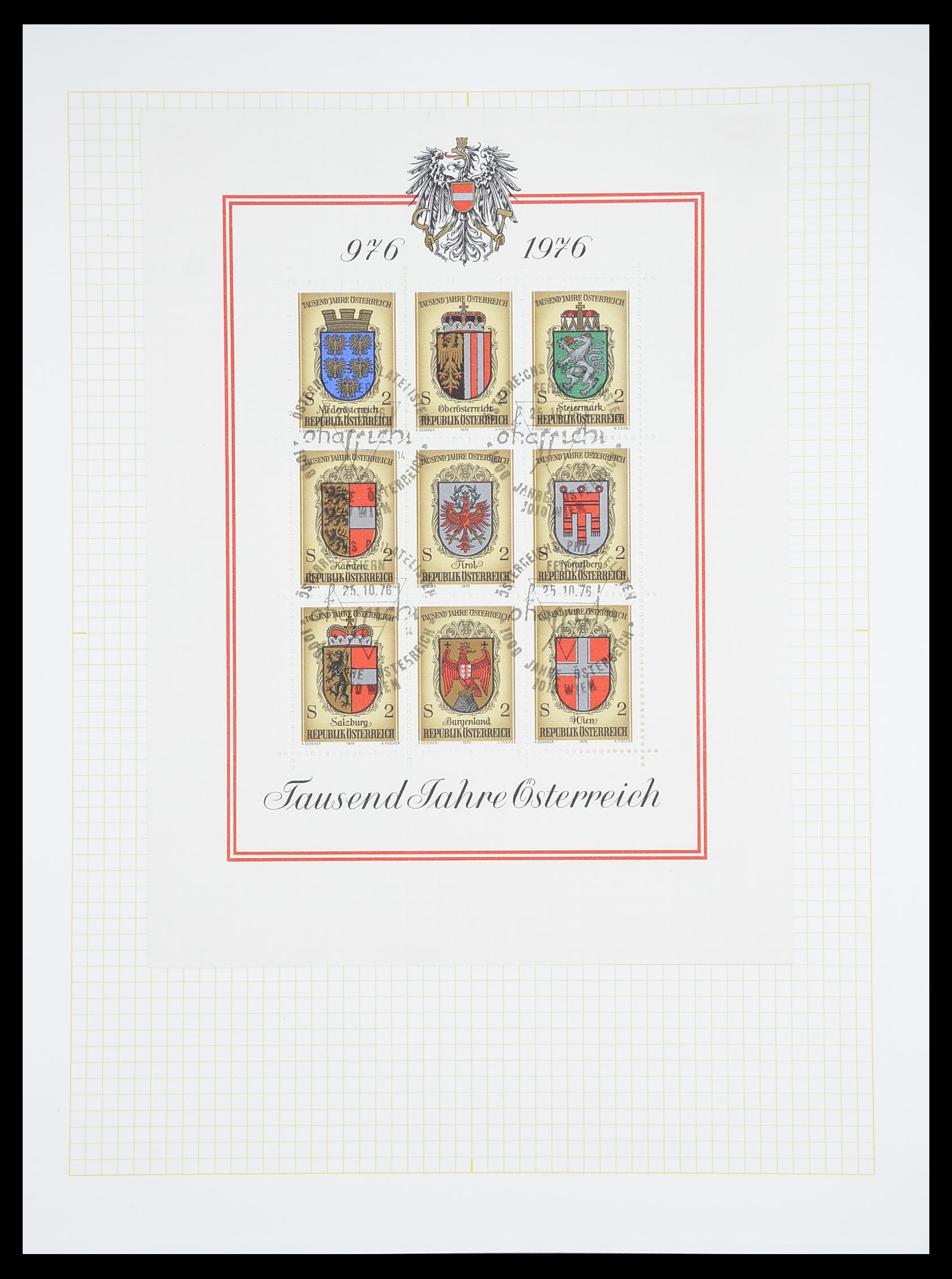 33451 454 - Postzegelverzameling 33451 Europese landen 1850-1990.