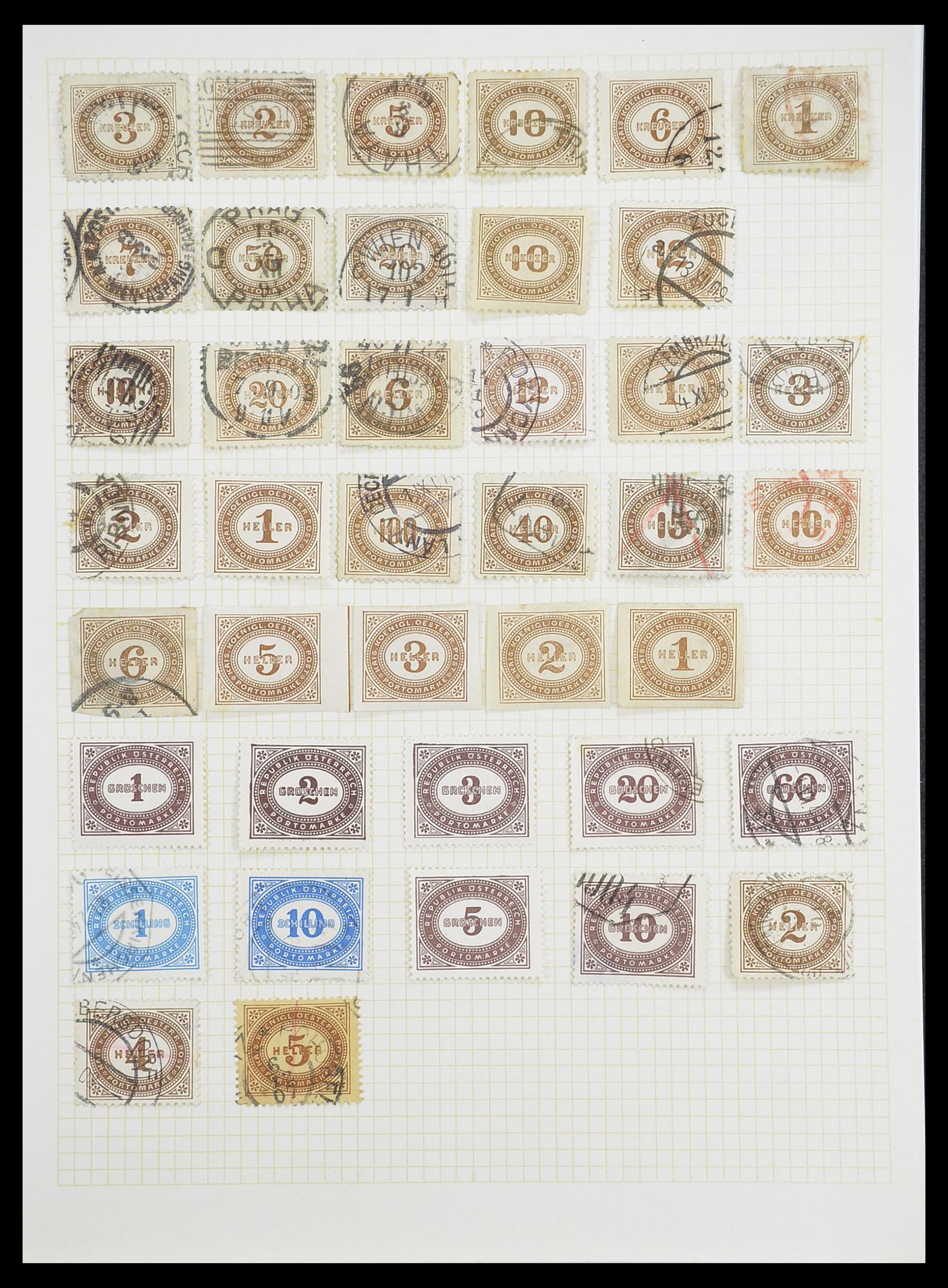 33451 459 - Postzegelverzameling 33451 Europese landen 1850-1990.