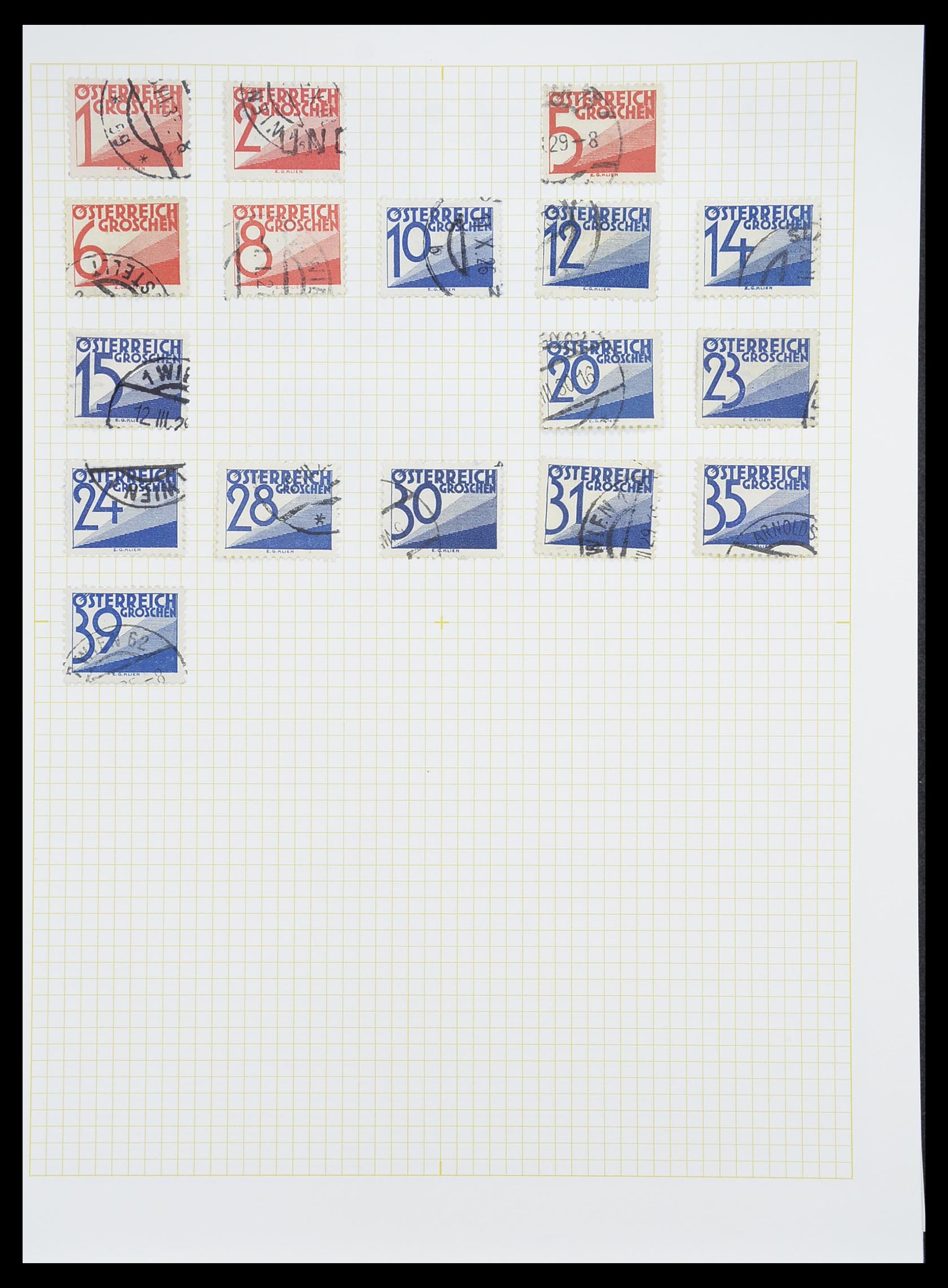 33451 460 - Postzegelverzameling 33451 Europese landen 1850-1990.