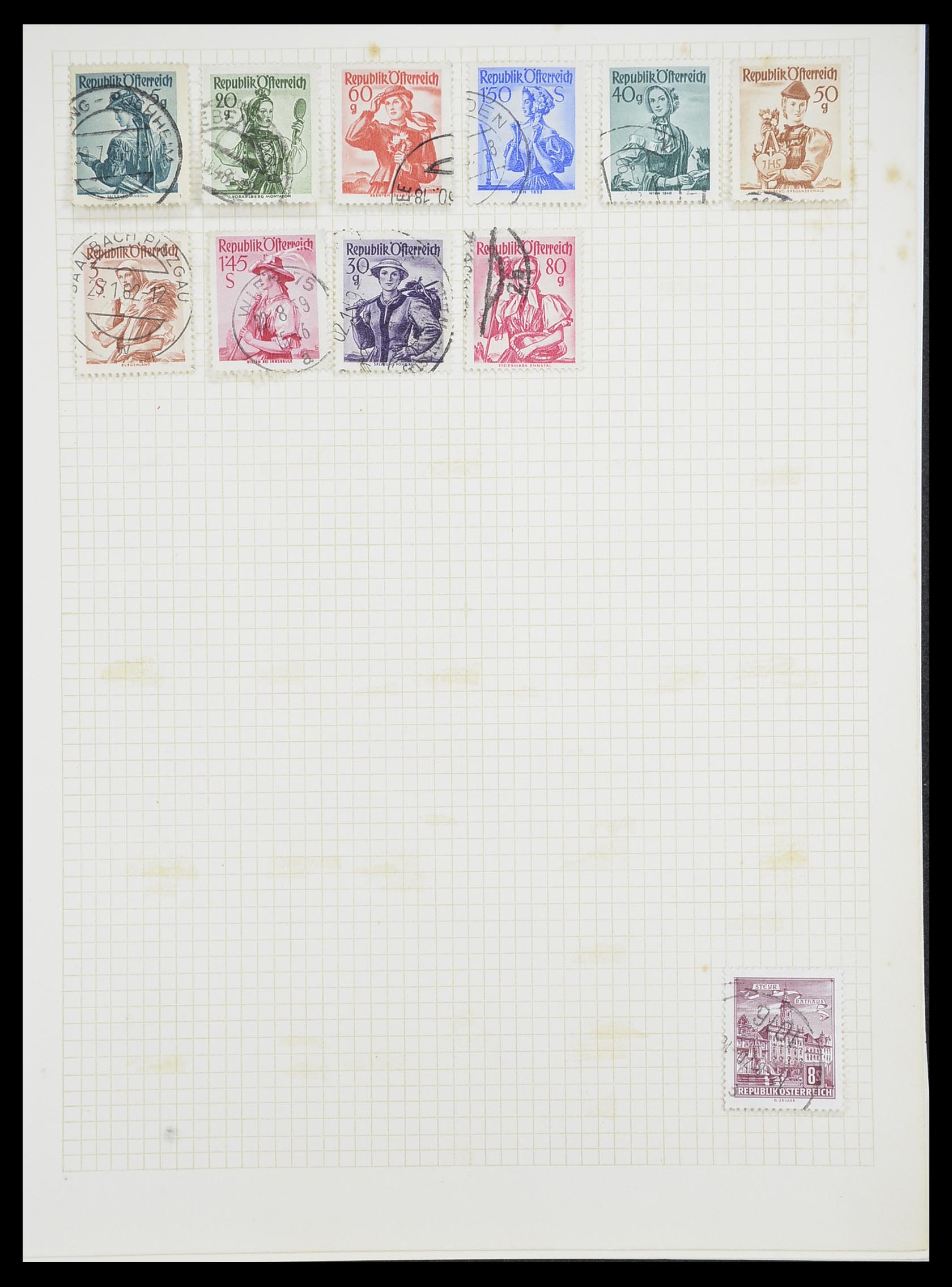 33451 470 - Postzegelverzameling 33451 Europese landen 1850-1990.