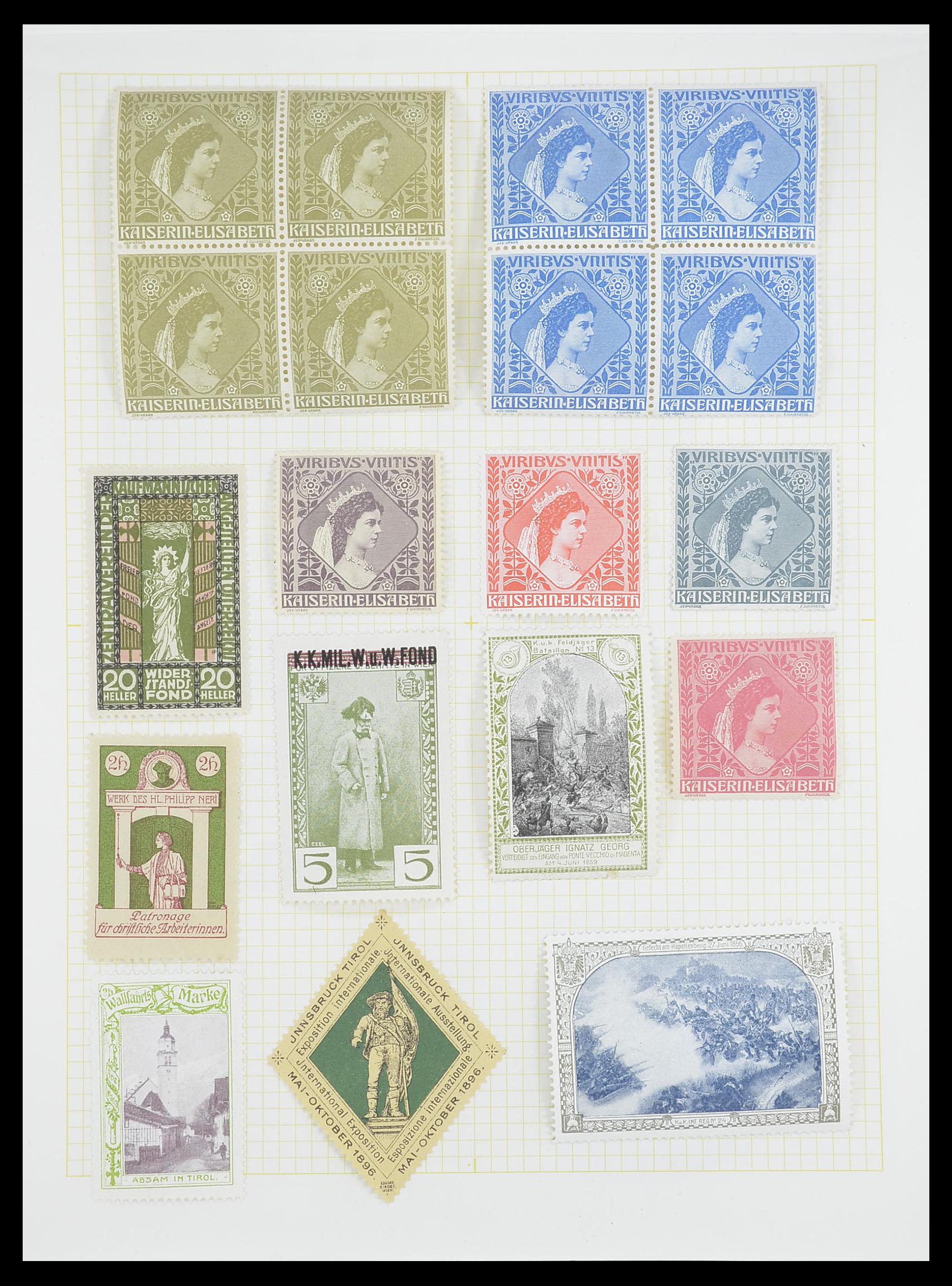 33451 482 - Stamp collection 33451 European countries 1850-1990.