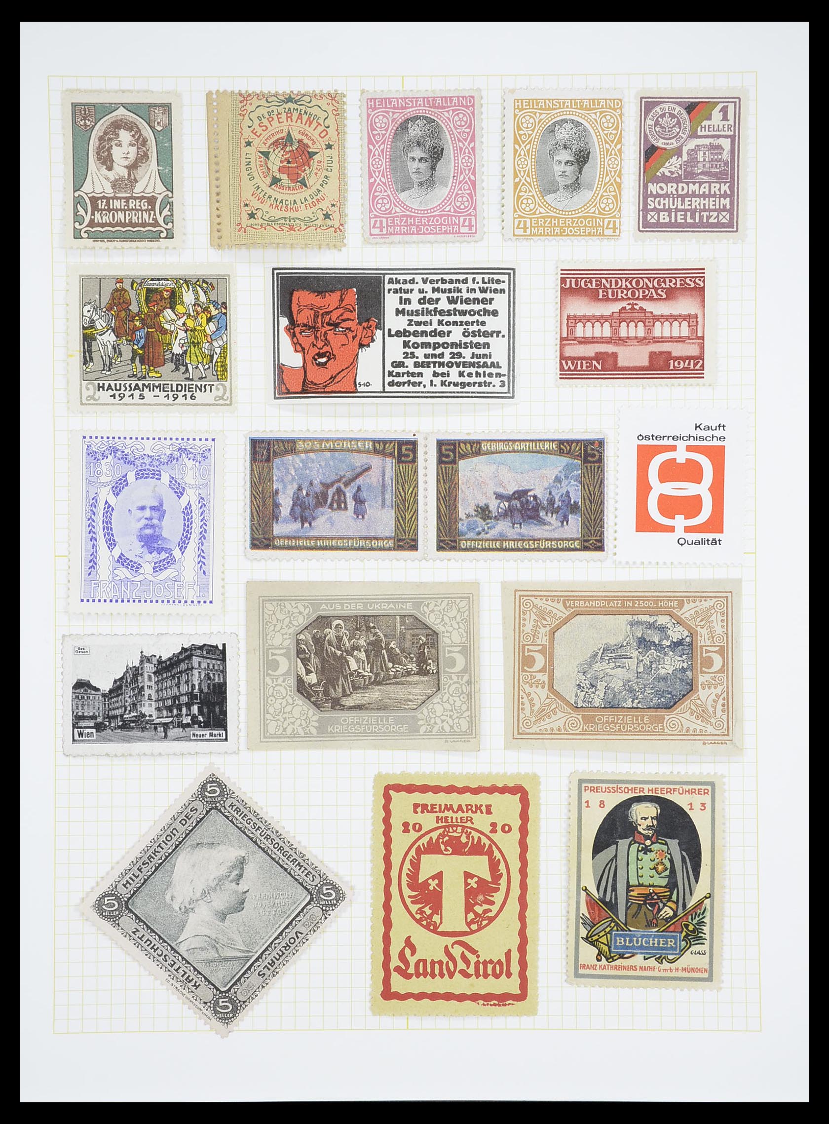 33451 485 - Postzegelverzameling 33451 Europese landen 1850-1990.