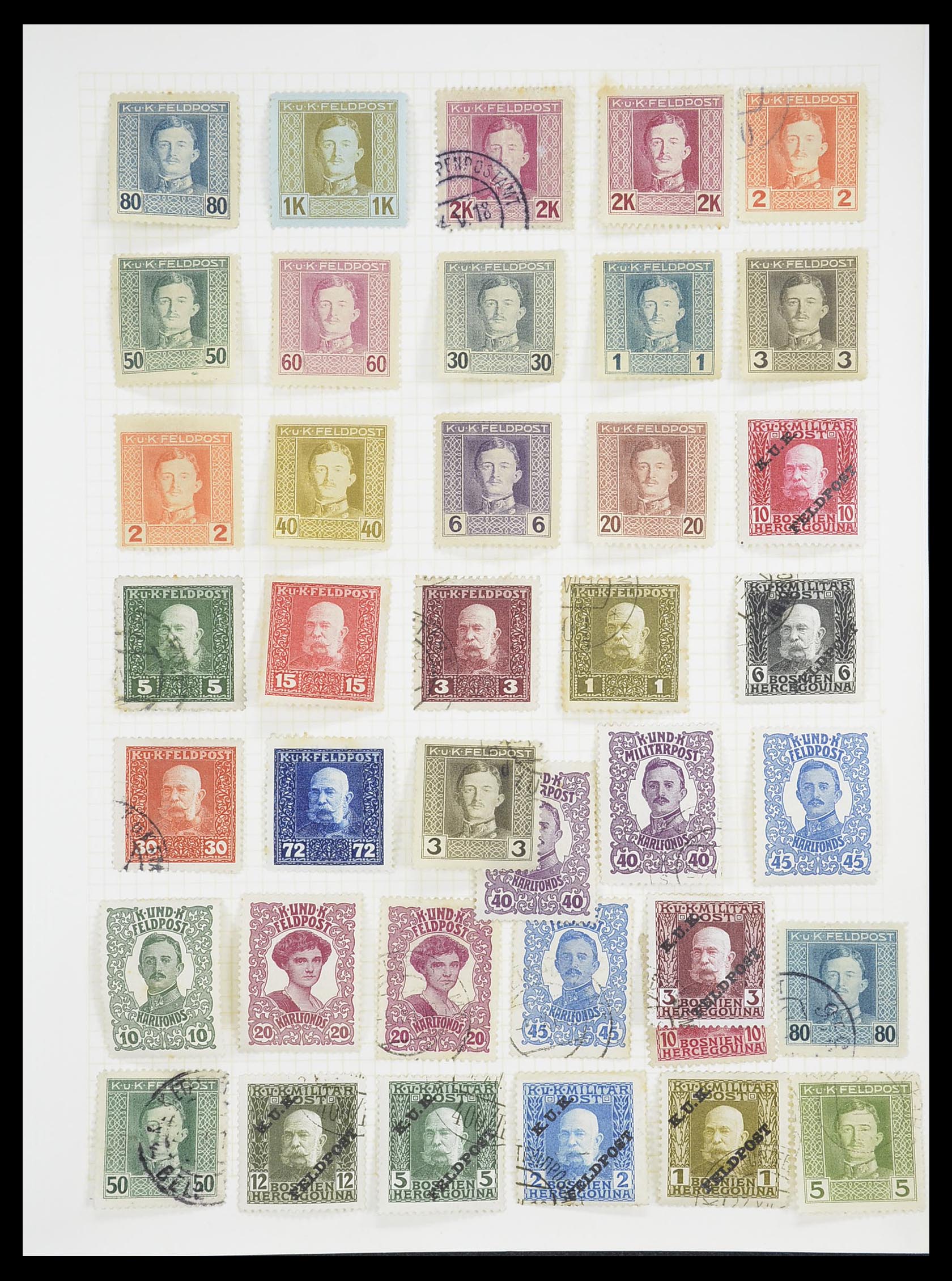 33451 494 - Stamp collection 33451 European countries 1850-1990.