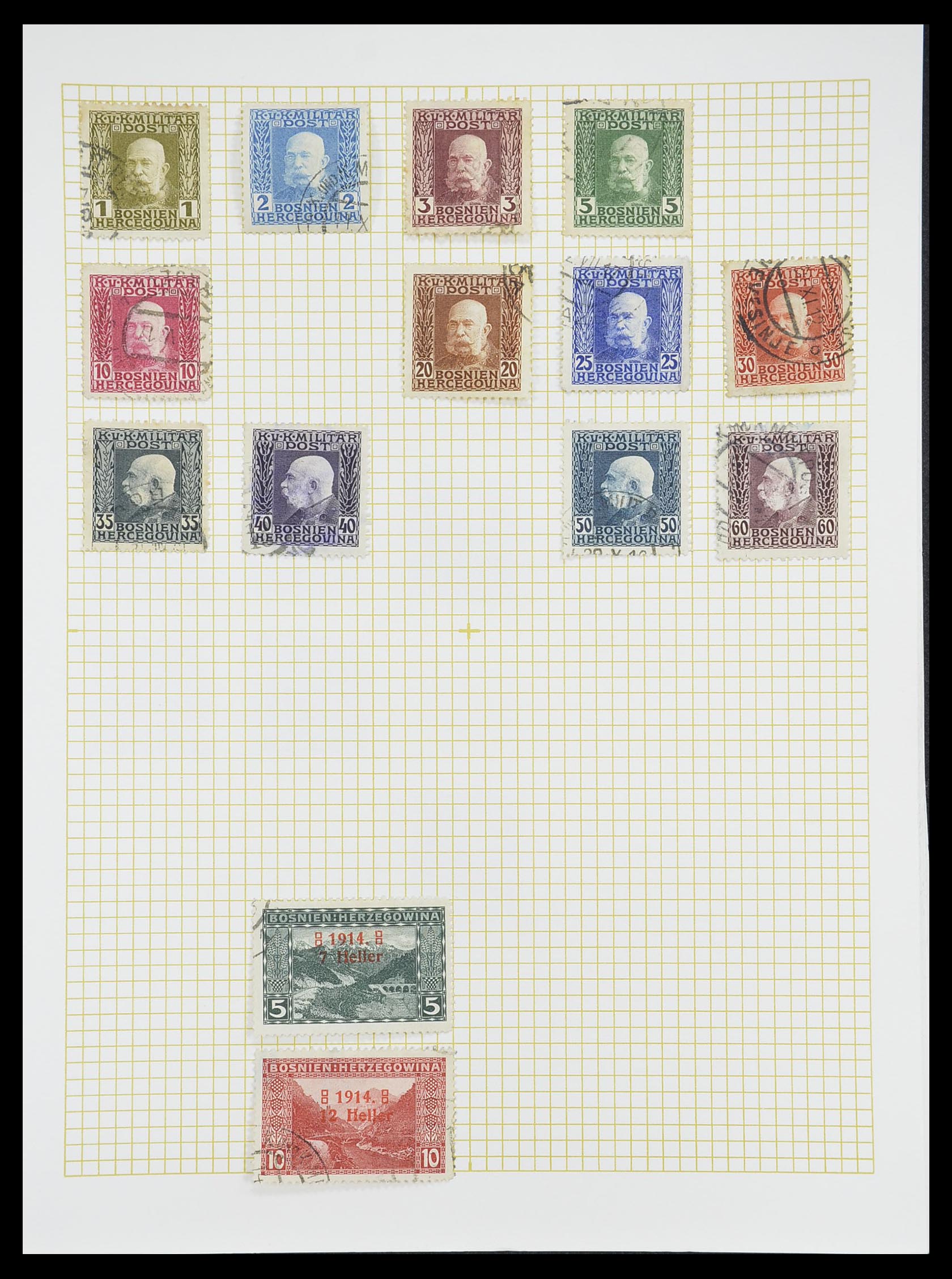 33451 504 - Postzegelverzameling 33451 Europese landen 1850-1990.