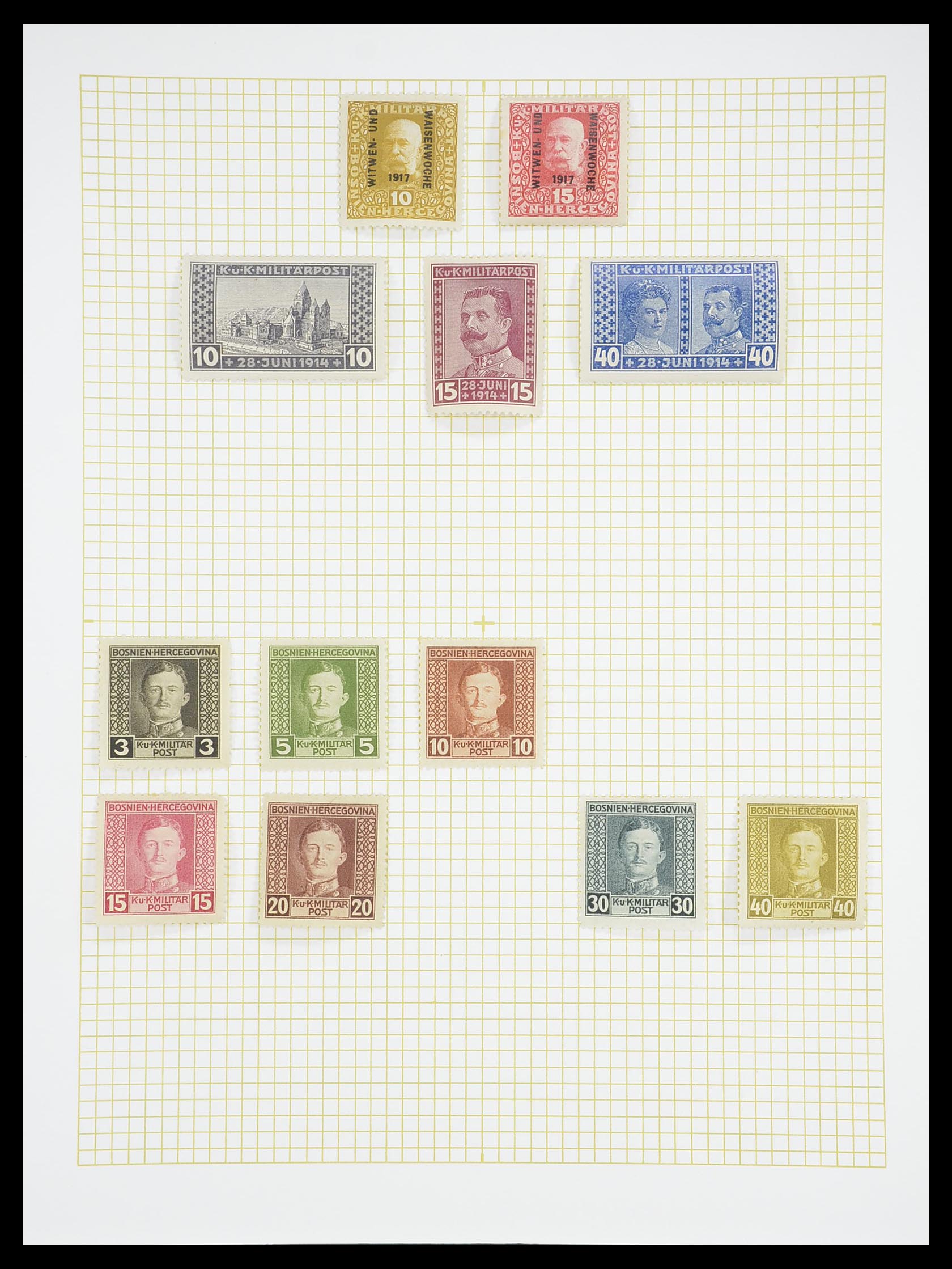 33451 506 - Postzegelverzameling 33451 Europese landen 1850-1990.