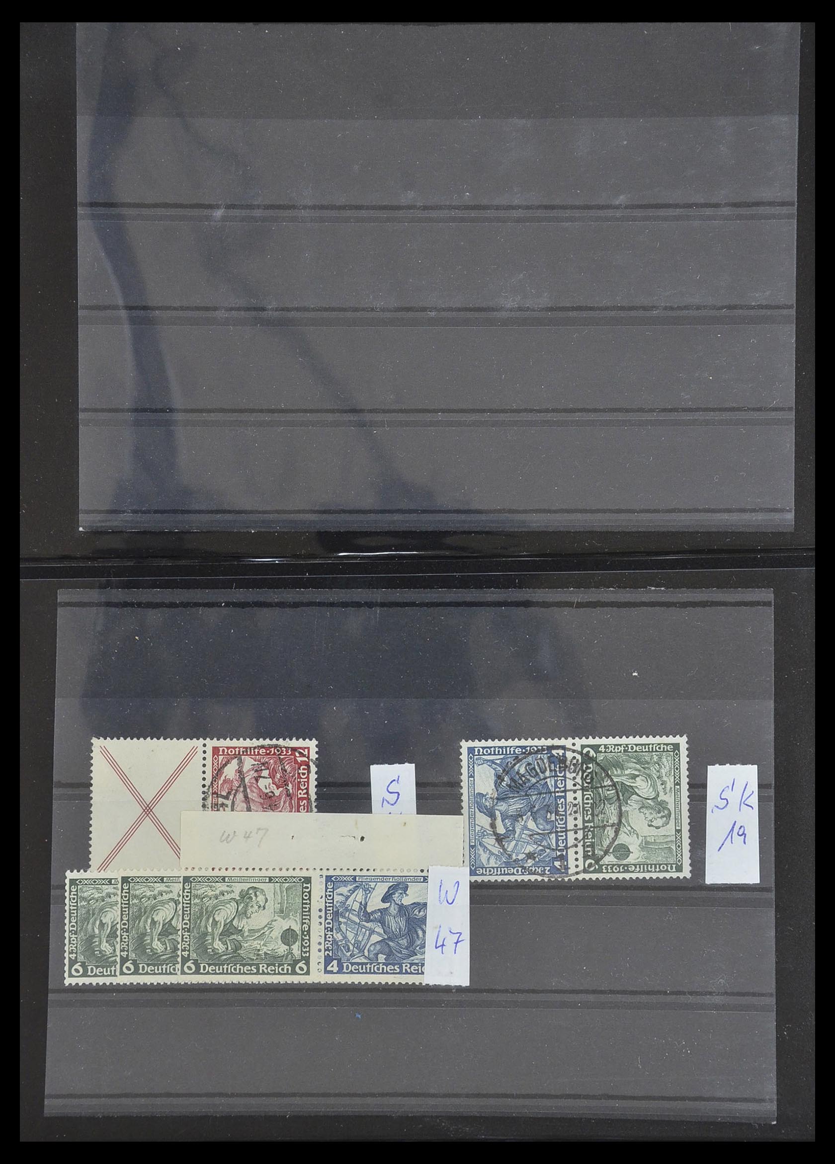 33454 008 - Postzegelverzameling 33454 Duitse rijk combinaties 1921-1941.