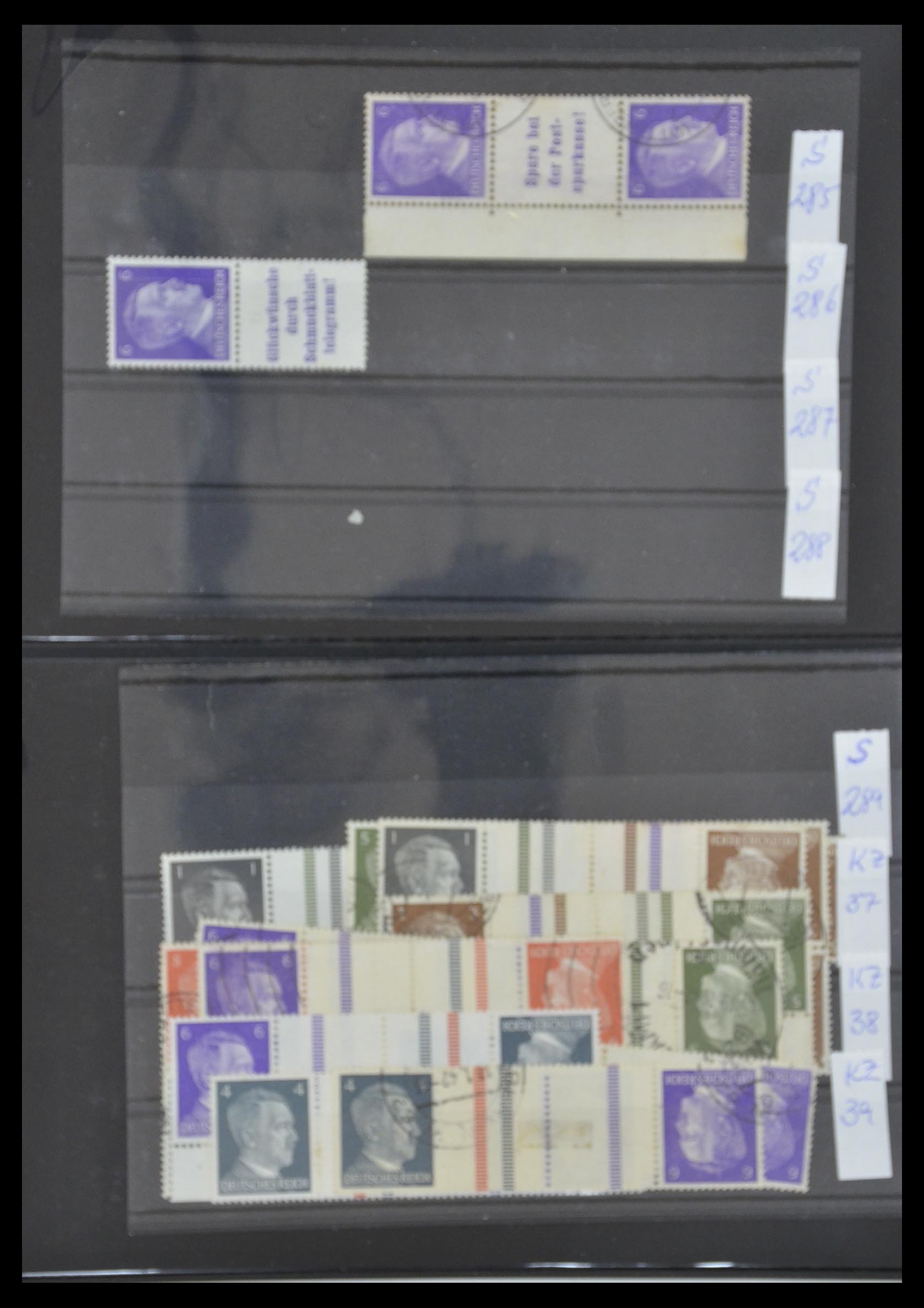 33454 052 - Postzegelverzameling 33454 Duitse rijk combinaties 1921-1941.