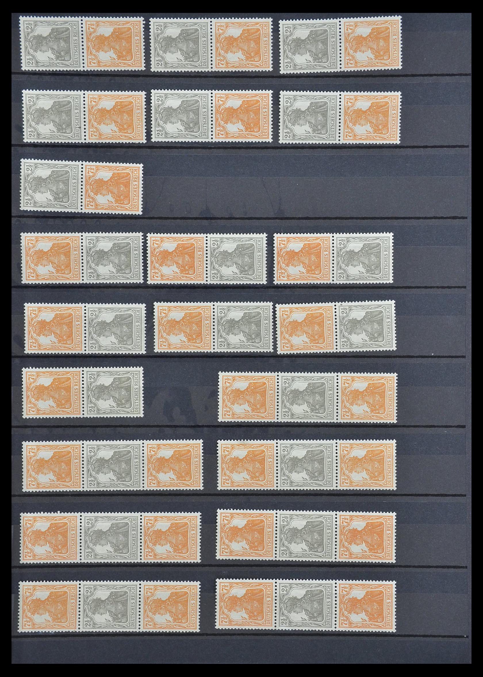 33454 058 - Postzegelverzameling 33454 Duitse rijk combinaties 1921-1941.