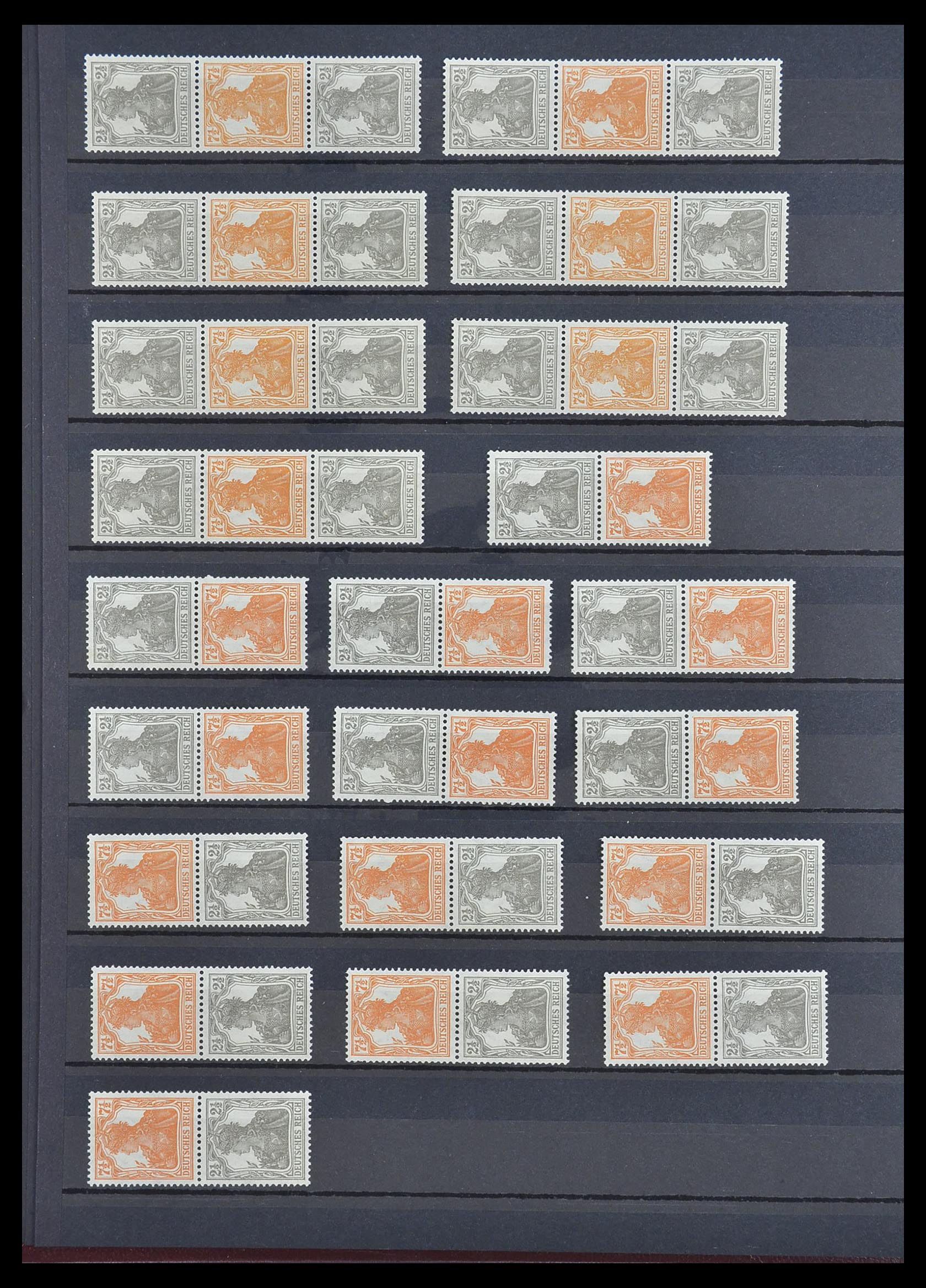 33454 059 - Postzegelverzameling 33454 Duitse rijk combinaties 1921-1941.