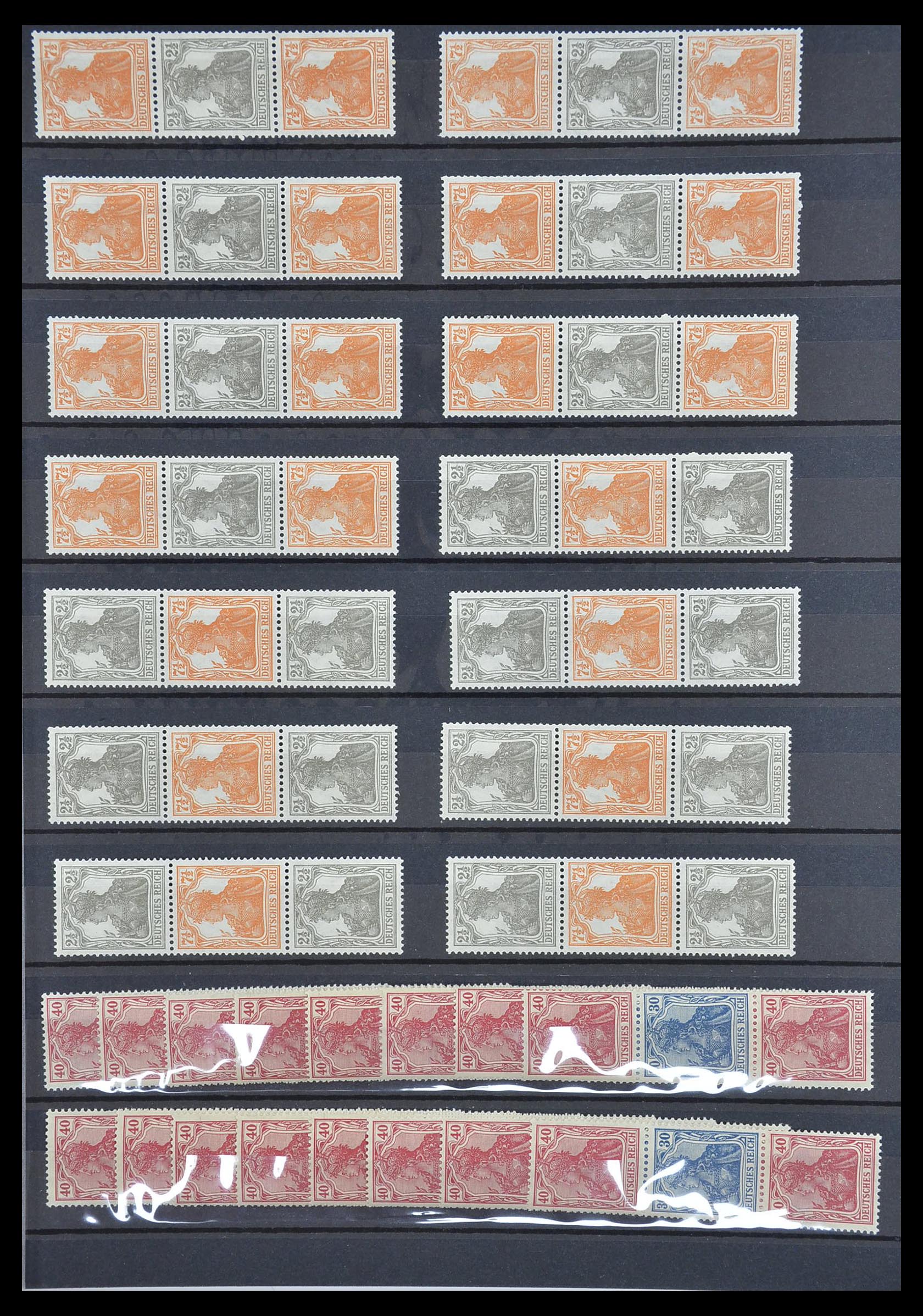 33454 060 - Postzegelverzameling 33454 Duitse rijk combinaties 1921-1941.