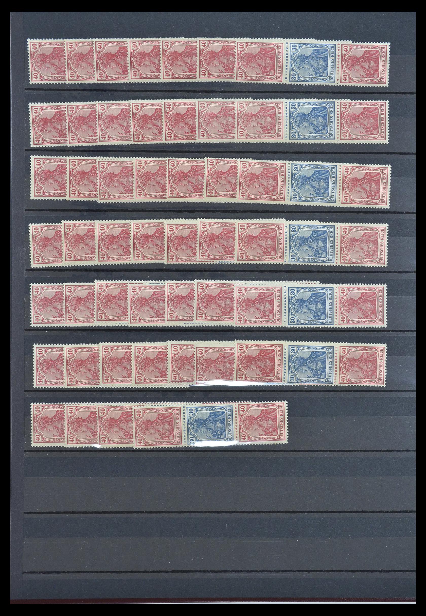 33454 061 - Postzegelverzameling 33454 Duitse rijk combinaties 1921-1941.