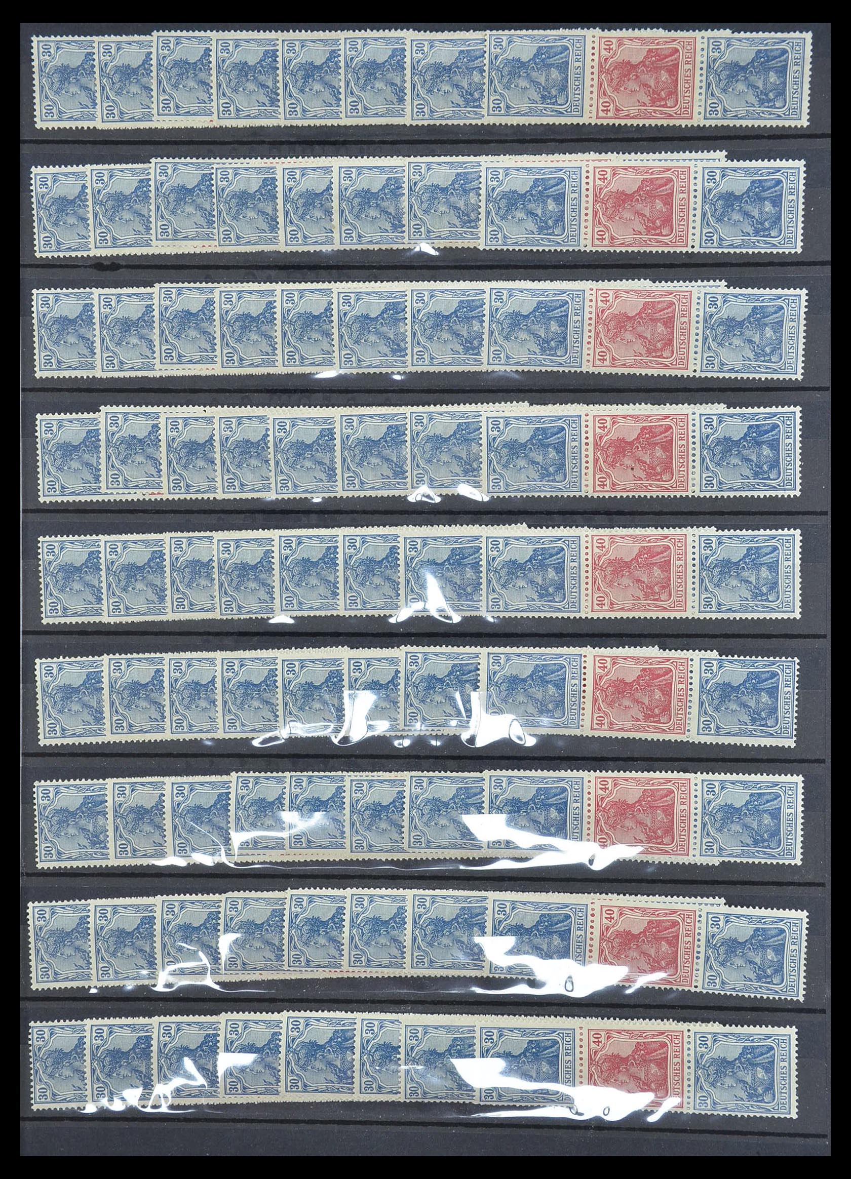 33454 062 - Postzegelverzameling 33454 Duitse rijk combinaties 1921-1941.