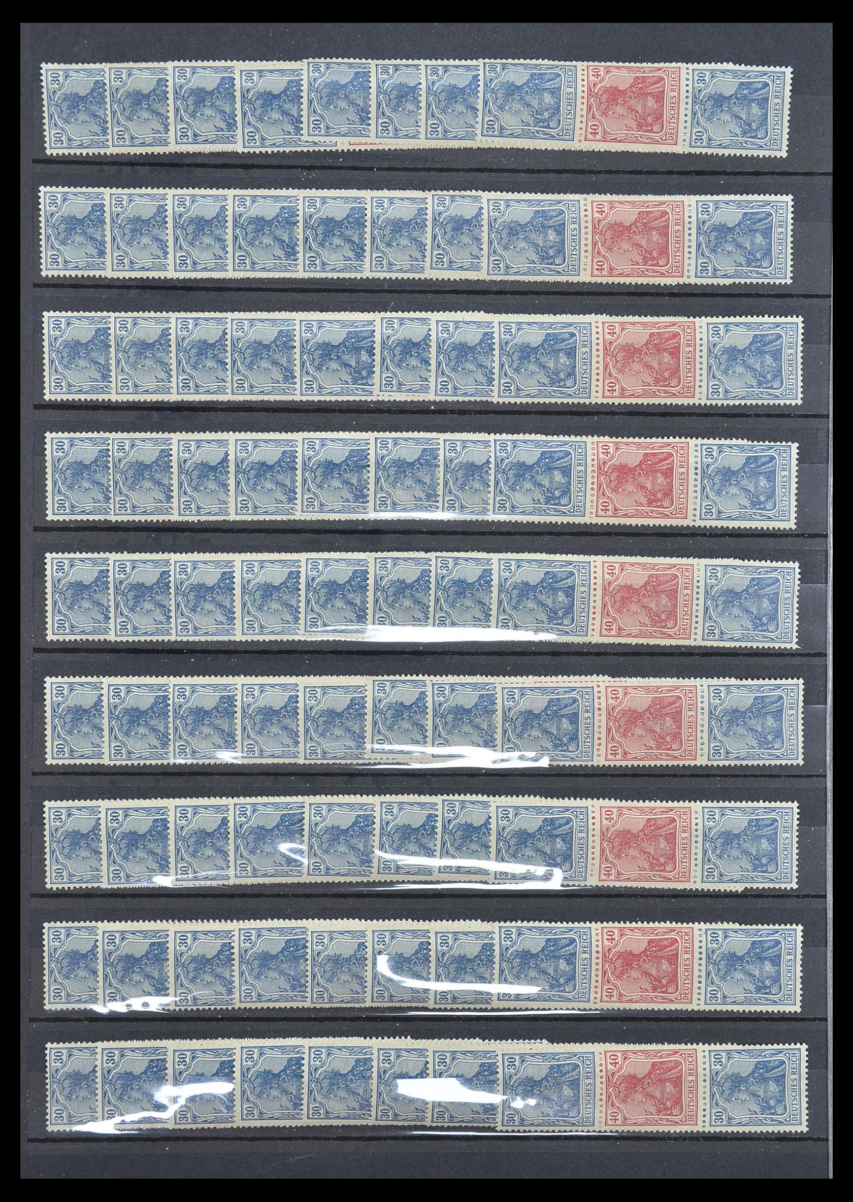 33454 063 - Postzegelverzameling 33454 Duitse rijk combinaties 1921-1941.