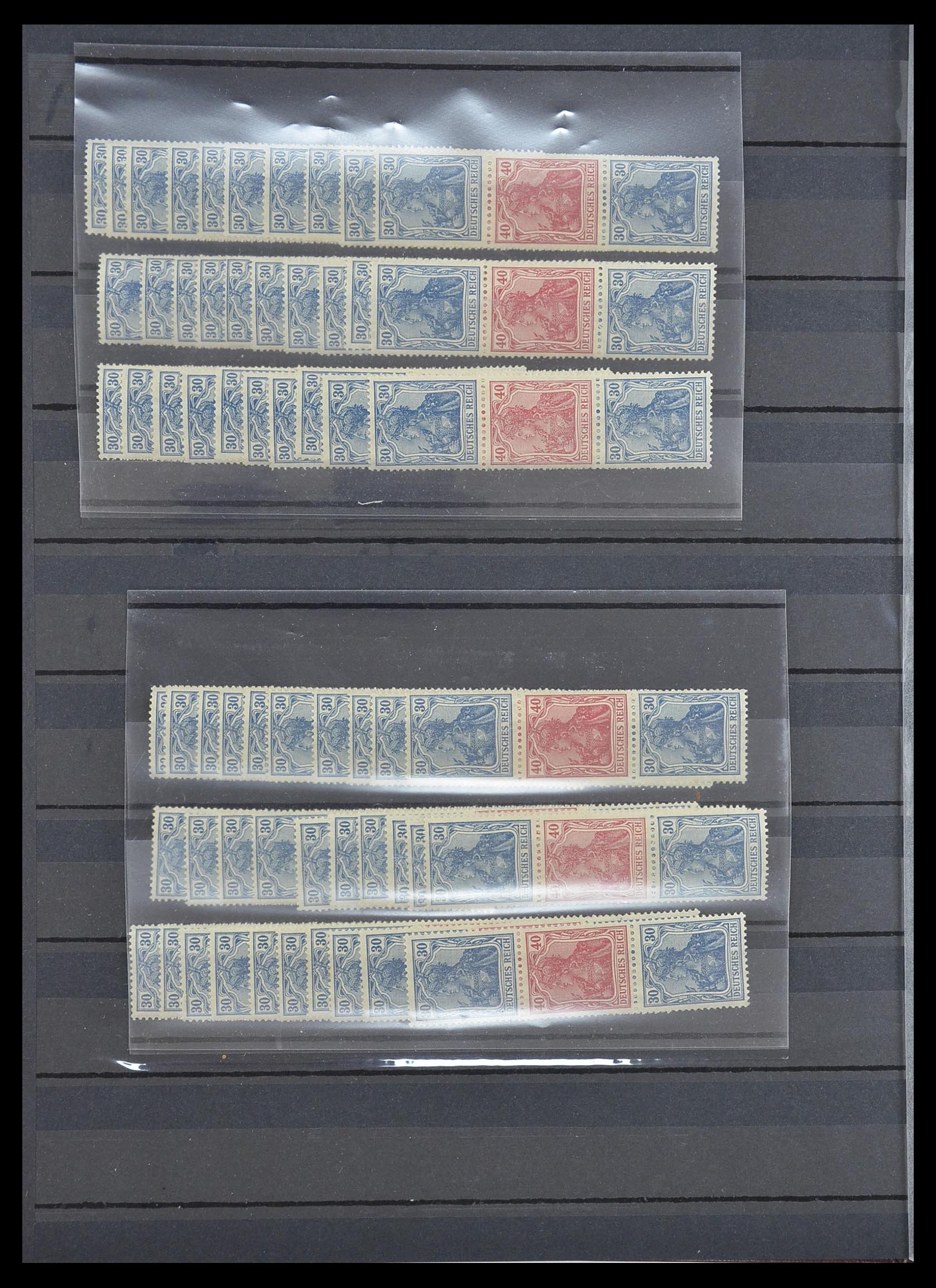 33454 065 - Postzegelverzameling 33454 Duitse rijk combinaties 1921-1941.