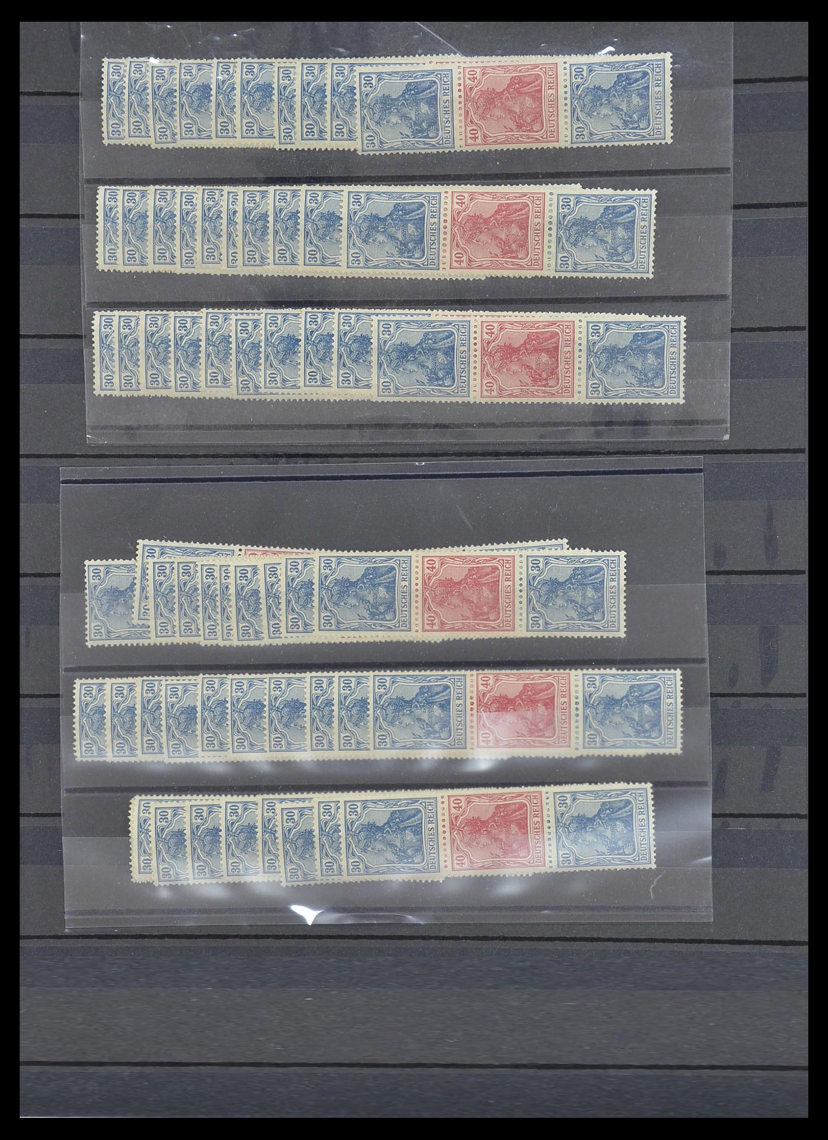 33454 066 - Postzegelverzameling 33454 Duitse rijk combinaties 1921-1941.