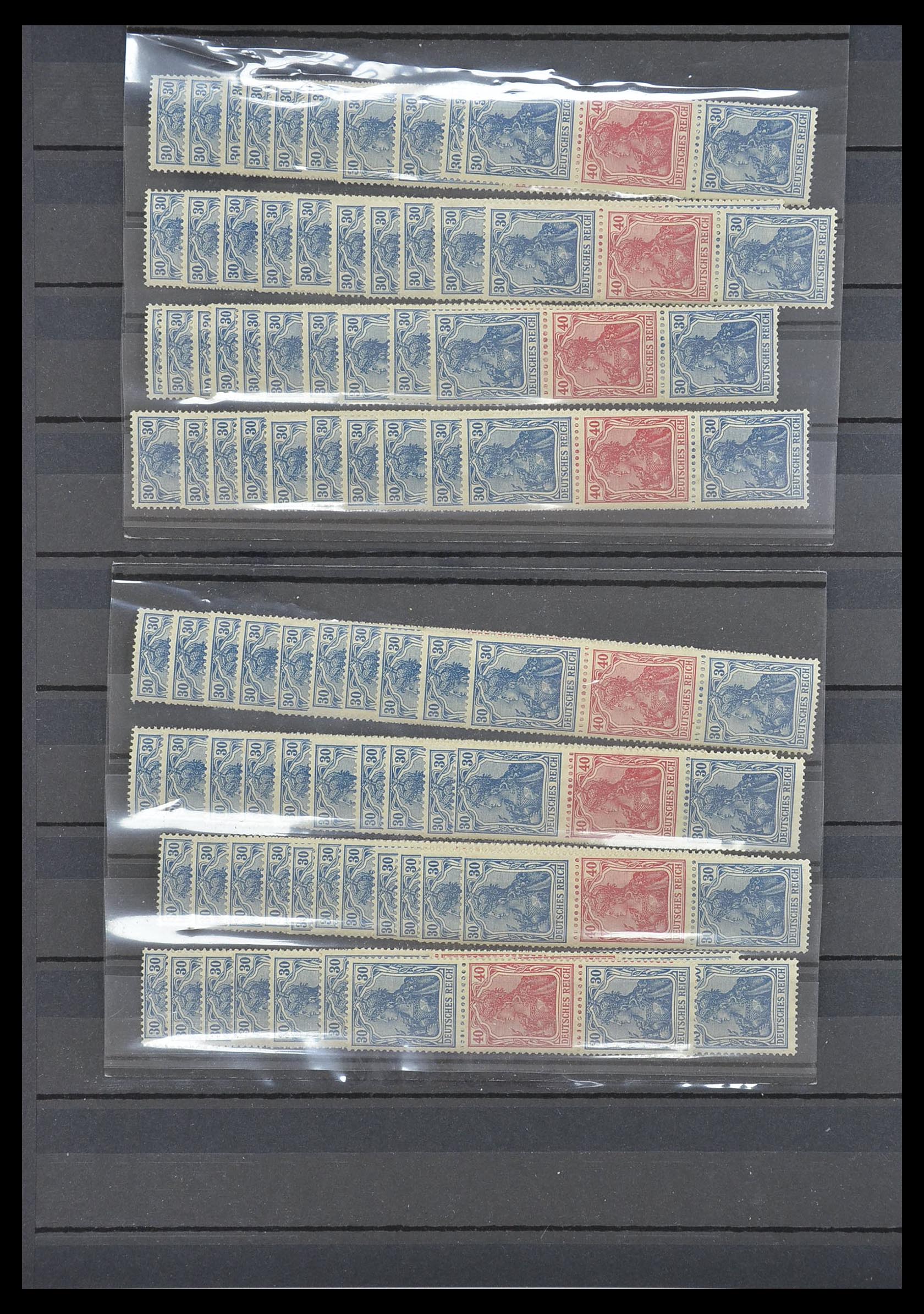 33454 067 - Postzegelverzameling 33454 Duitse rijk combinaties 1921-1941.