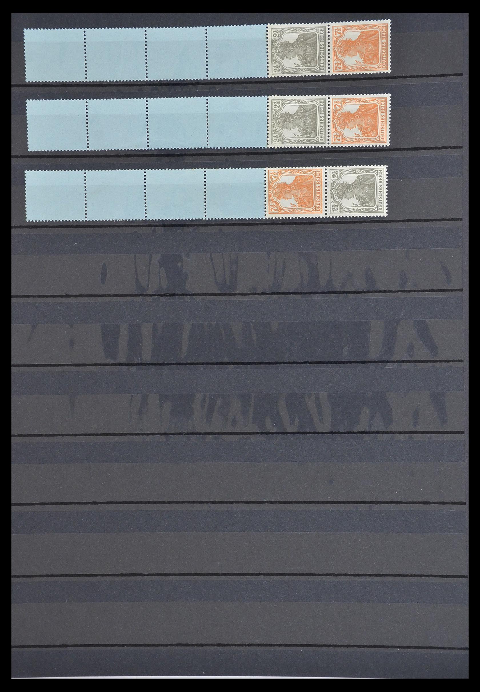33454 070 - Postzegelverzameling 33454 Duitse rijk combinaties 1921-1941.
