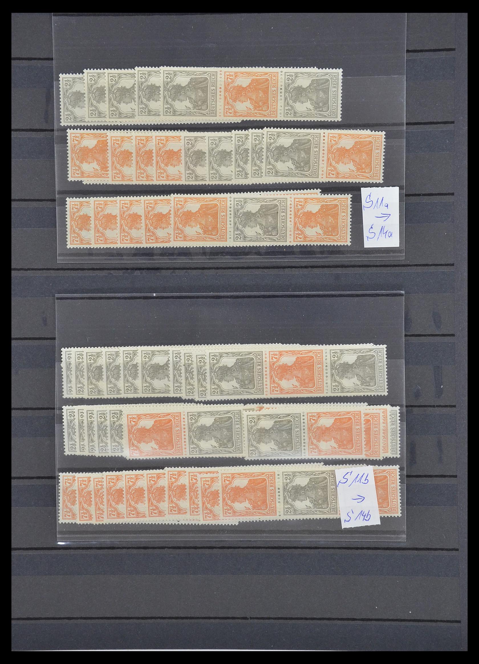 33454 072 - Postzegelverzameling 33454 Duitse rijk combinaties 1921-1941.