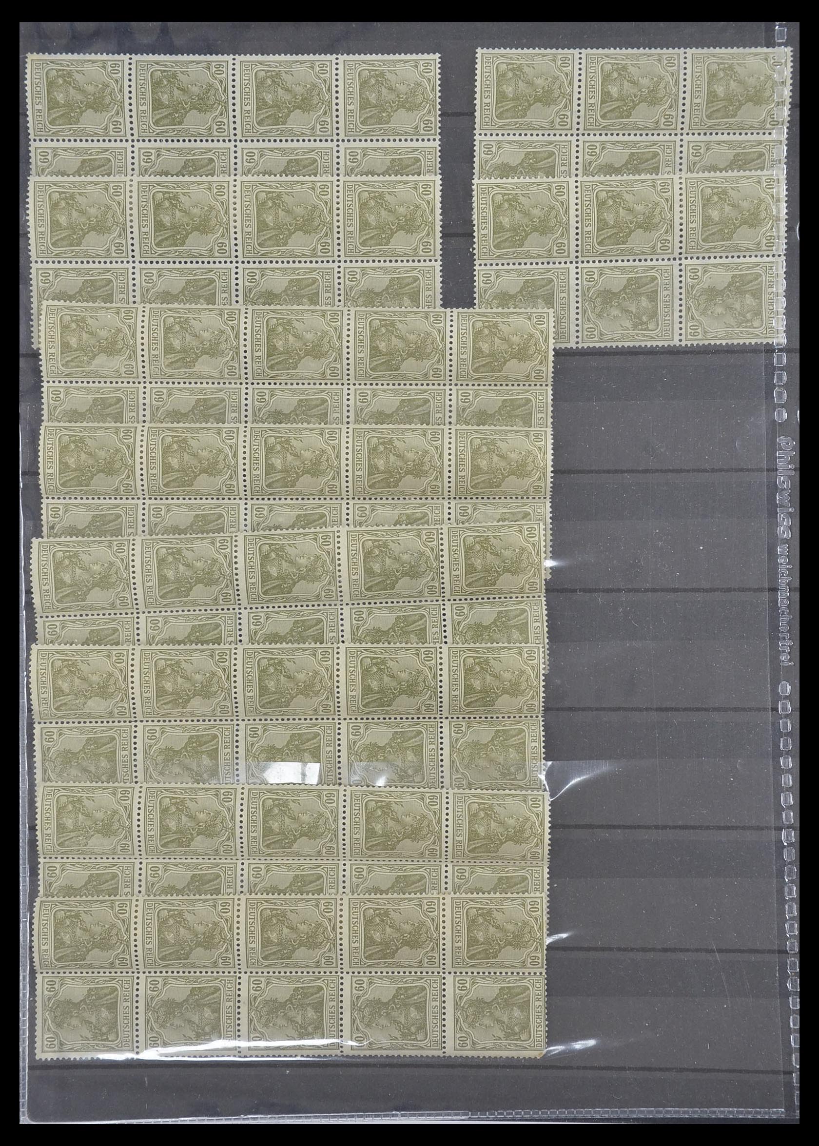 33454 074 - Postzegelverzameling 33454 Duitse rijk combinaties 1921-1941.