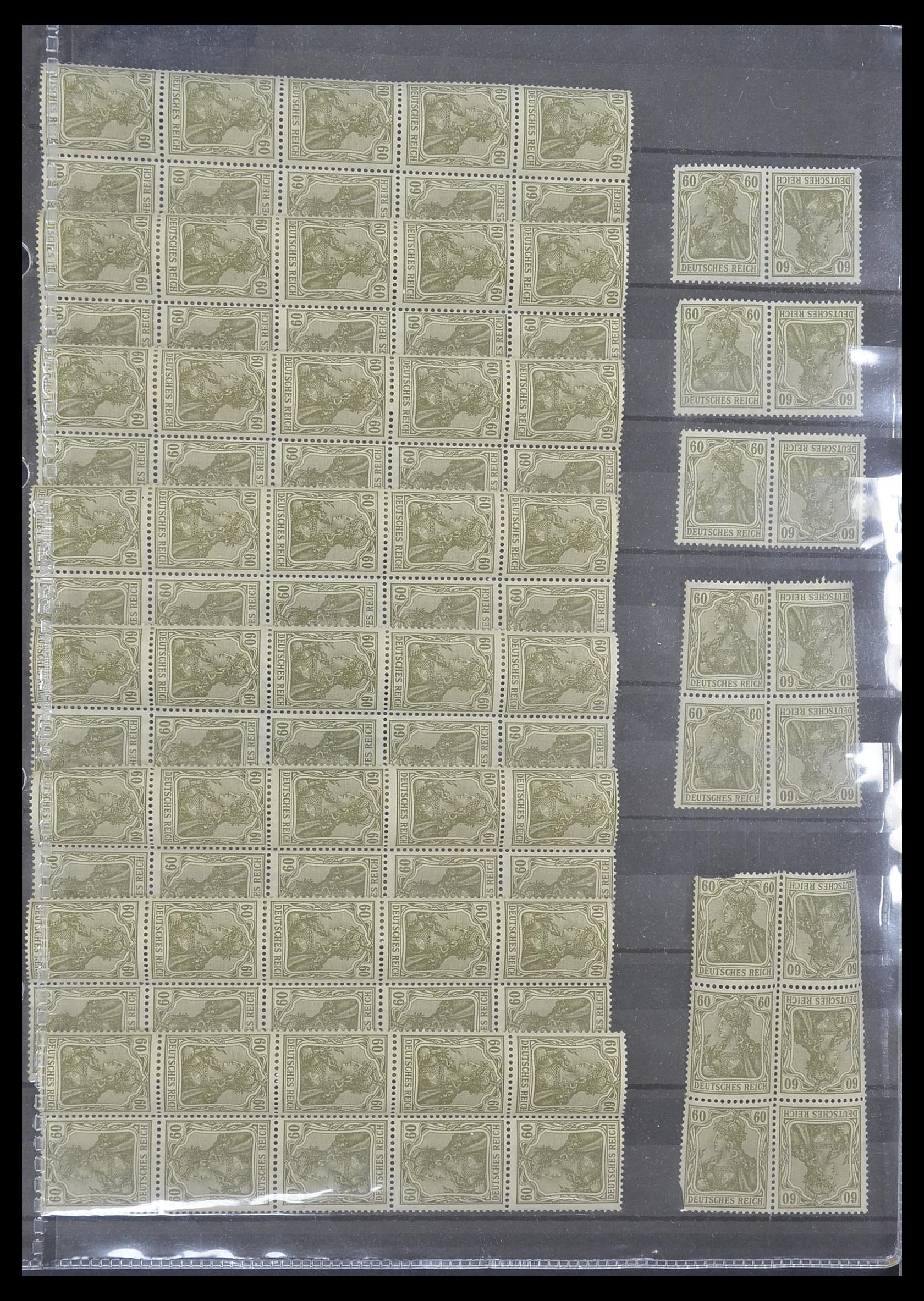 33454 075 - Postzegelverzameling 33454 Duitse rijk combinaties 1921-1941.