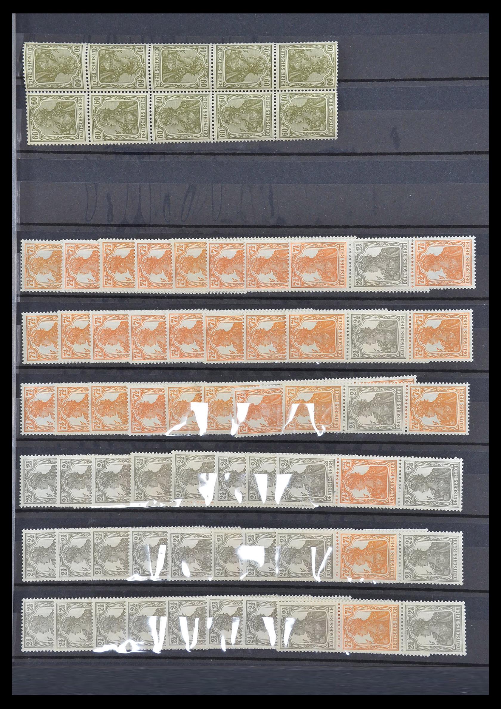 33454 076 - Postzegelverzameling 33454 Duitse rijk combinaties 1921-1941.
