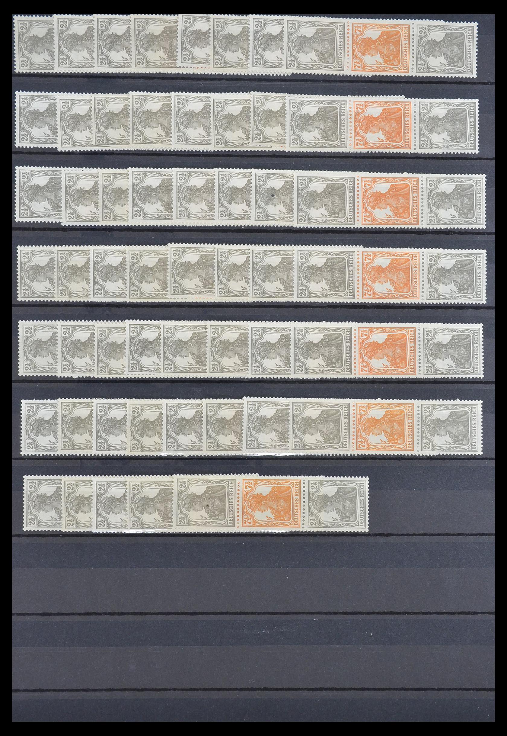 33454 077 - Postzegelverzameling 33454 Duitse rijk combinaties 1921-1941.
