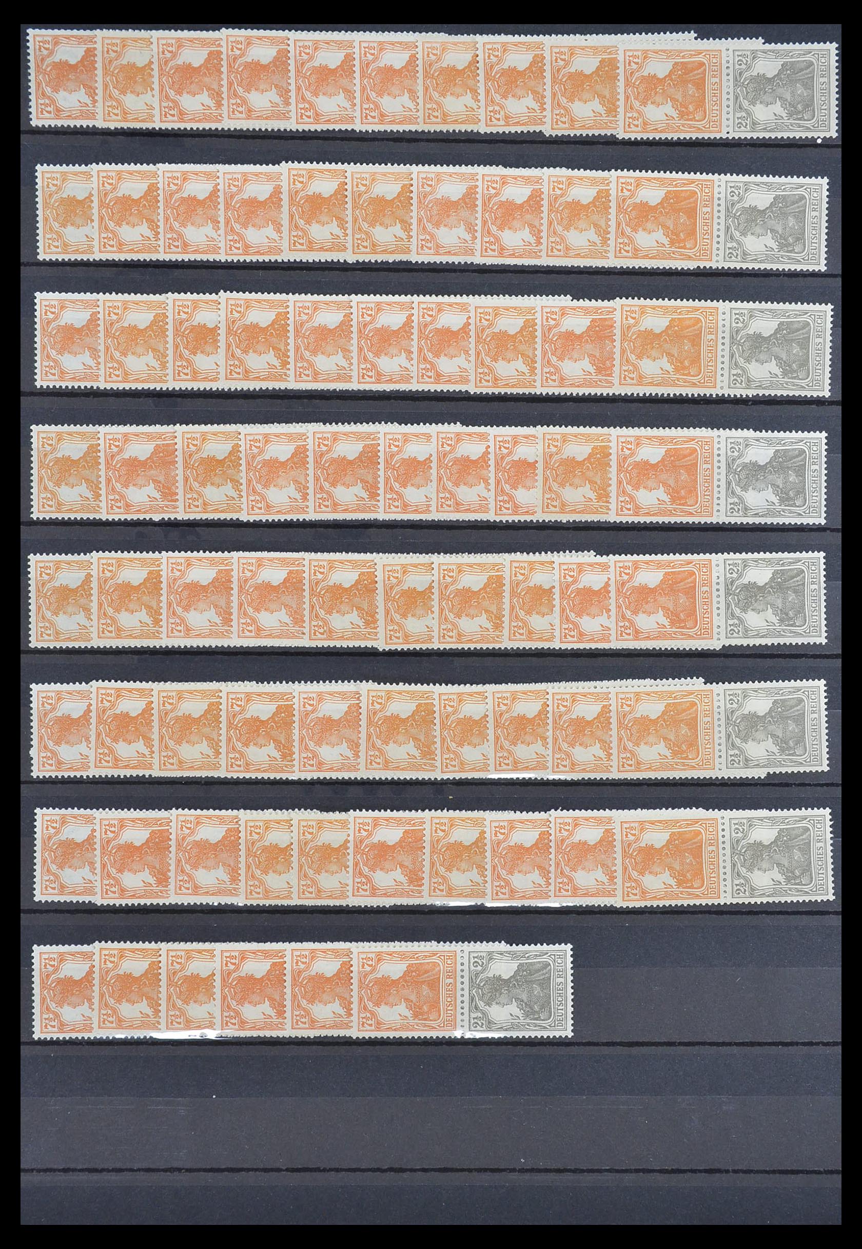 33454 079 - Postzegelverzameling 33454 Duitse rijk combinaties 1921-1941.