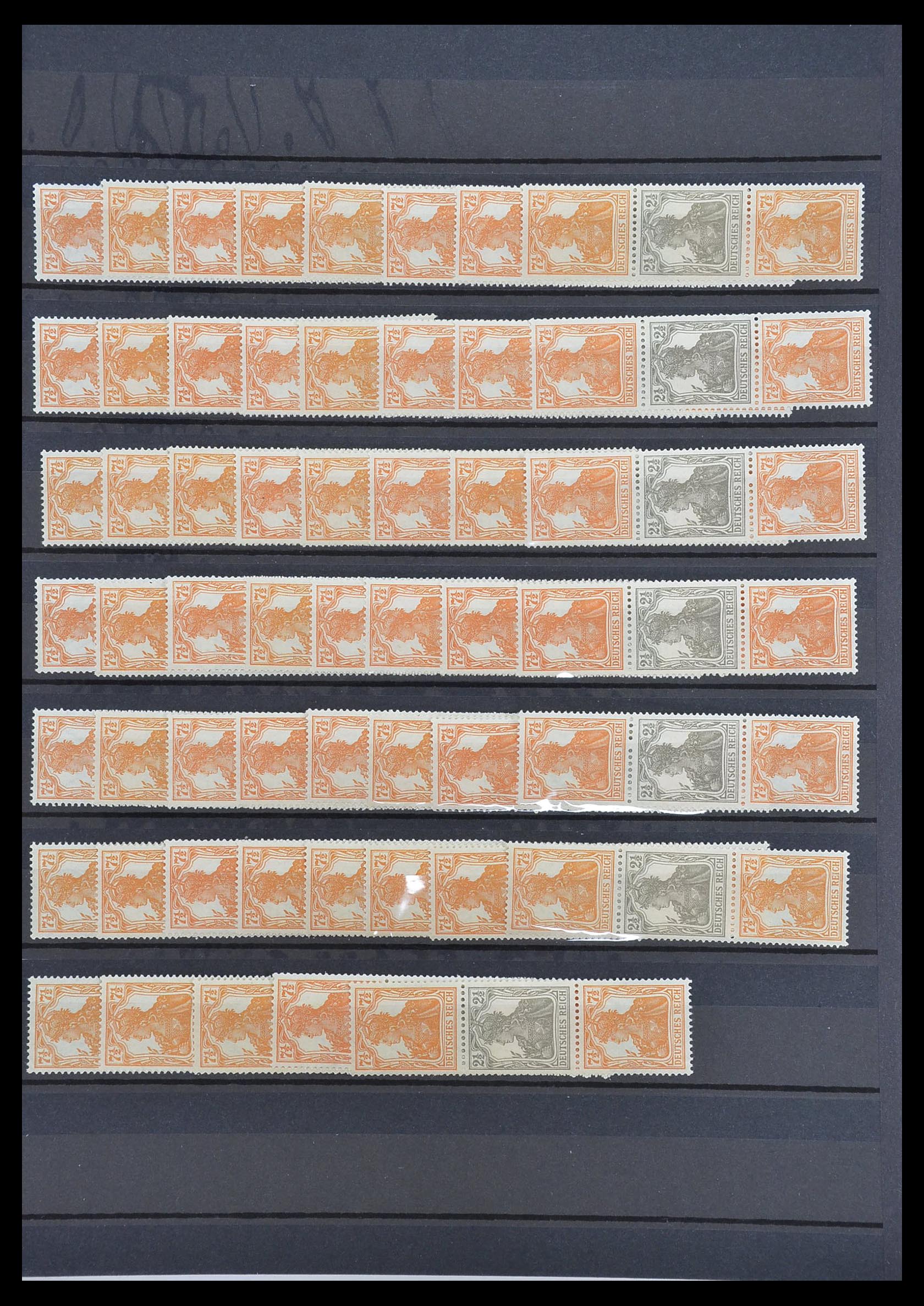 33454 080 - Postzegelverzameling 33454 Duitse rijk combinaties 1921-1941.