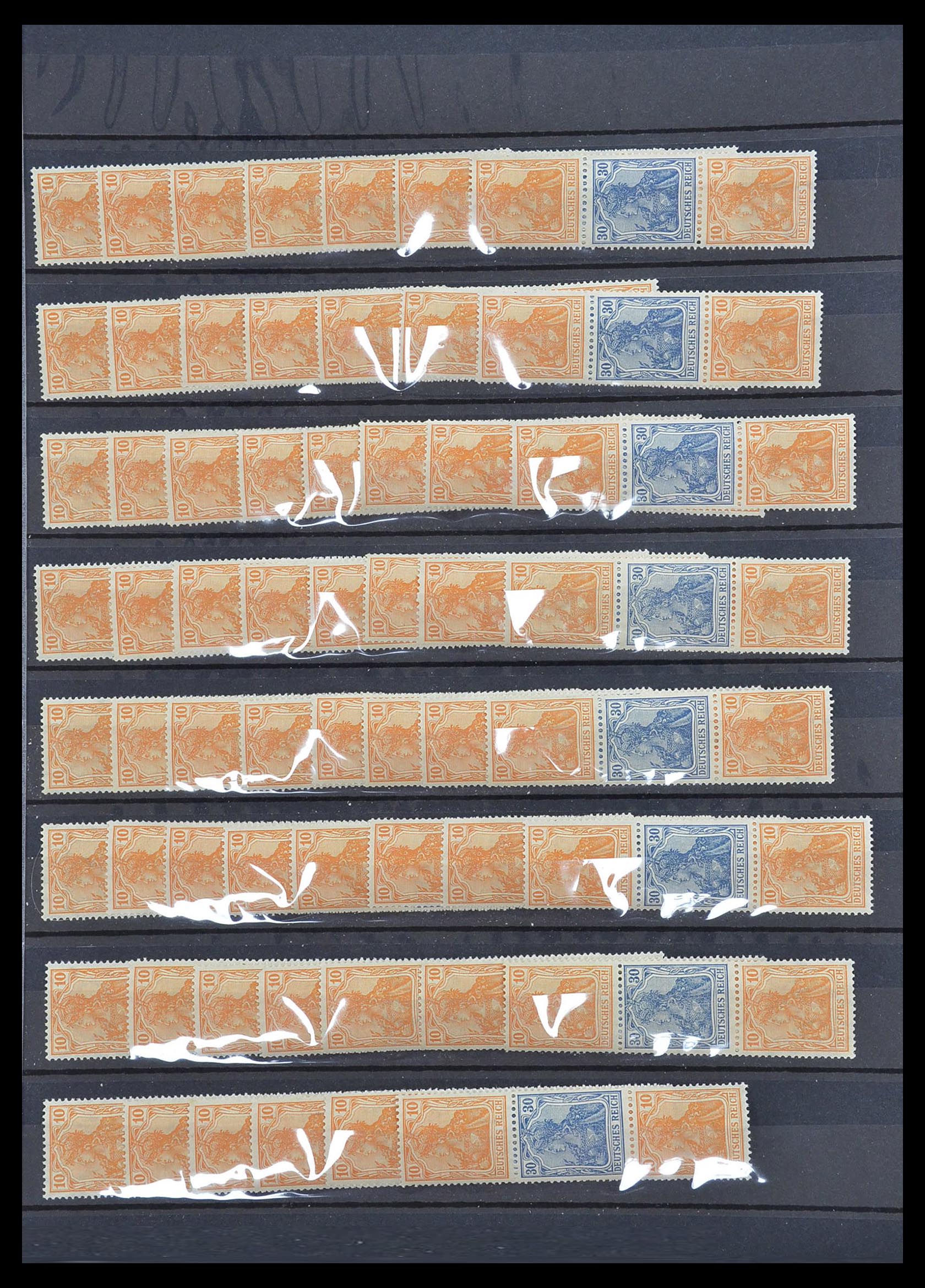 33454 081 - Postzegelverzameling 33454 Duitse rijk combinaties 1921-1941.