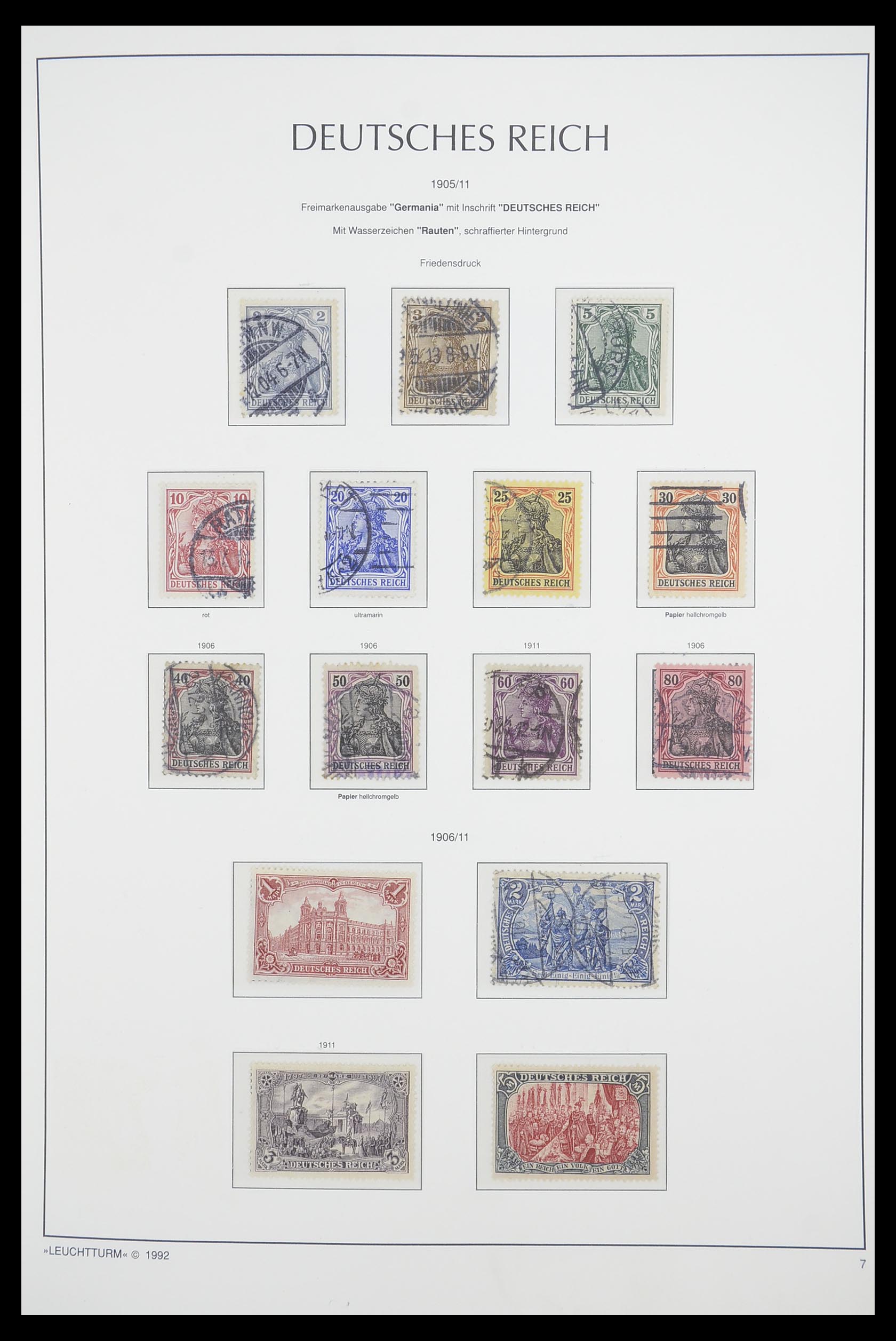 33455 007 - Postzegelverzameling 33455 Duitse Rijk 1872-1945.