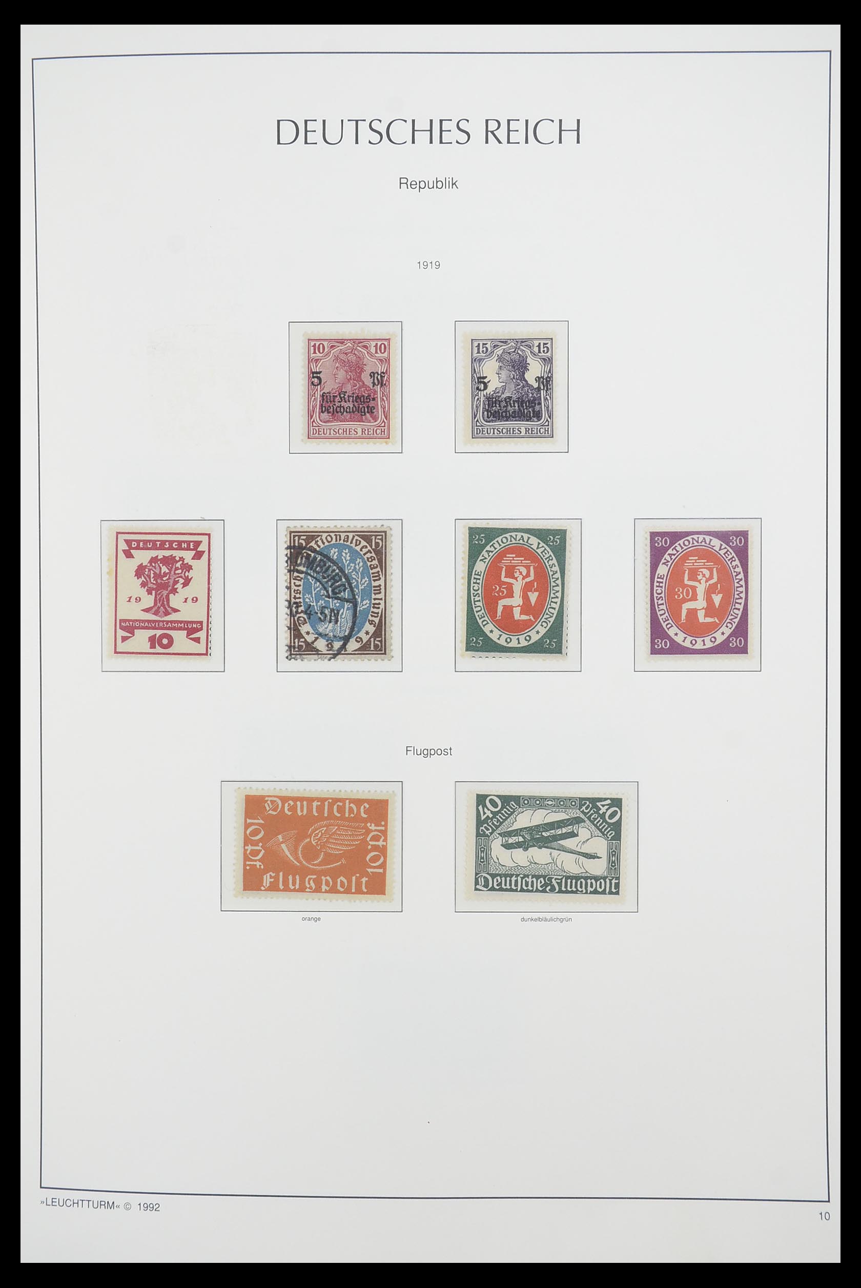 33455 010 - Postzegelverzameling 33455 Duitse Rijk 1872-1945.