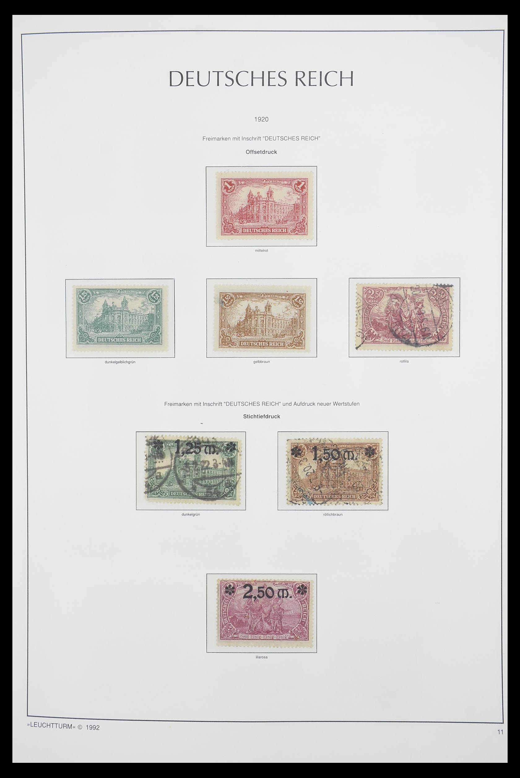 33455 011 - Stamp collection 33455 German Reich 1872-1945.
