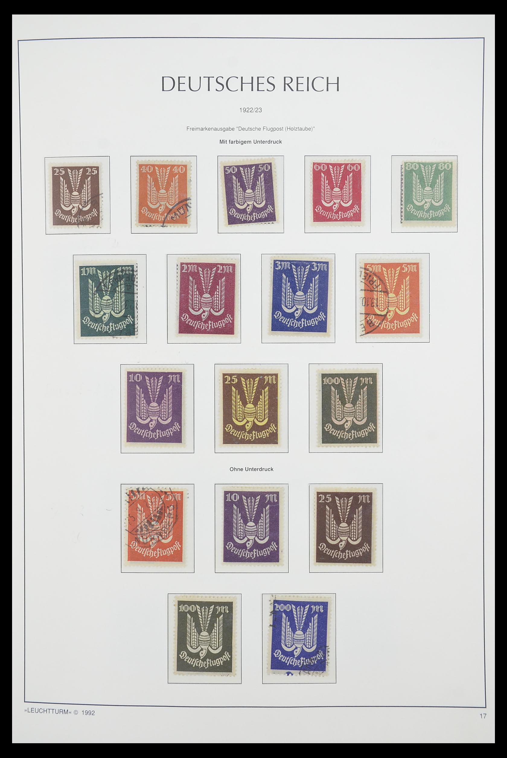 33455 017 - Stamp collection 33455 German Reich 1872-1945.
